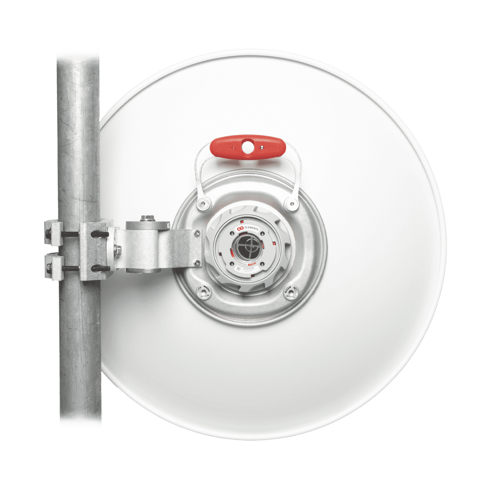 Antena UltraDish Direccional de 29 dBi de Ganancia / 2×2 / Rango de Frecuencia Extendido: 4900 – 7125 MHz / Lista para Adaptadores Twistport / Protección IP65 UD29WB - RF ELEMENTS