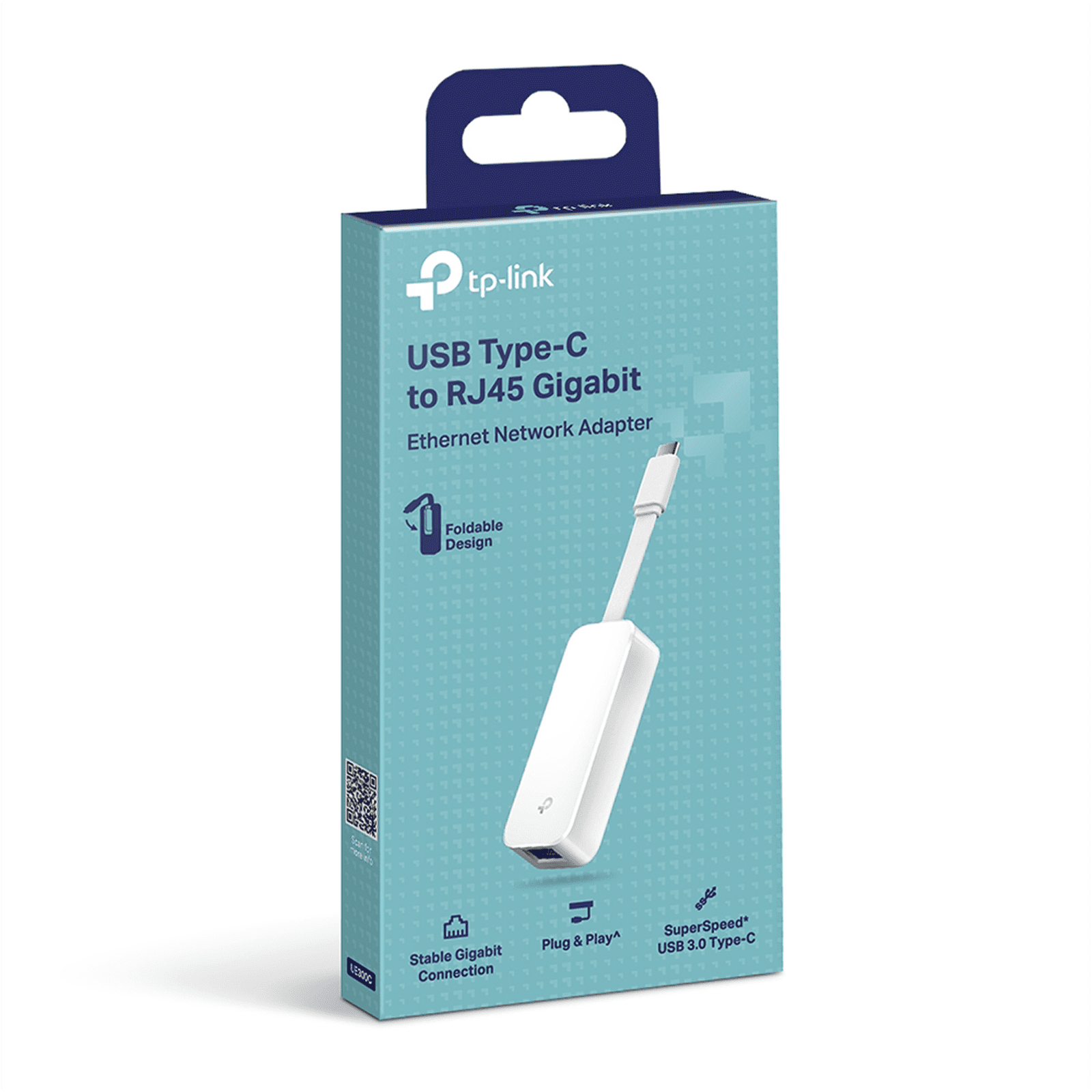 Adaptador de red Ethernet RJ45 10/100/1000Mbps a USB tipo C UE300C - TP-LINK