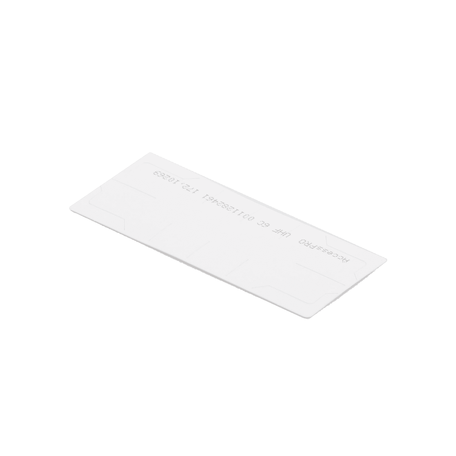 UHF TAG Adherible Tipo Etiqueta / EPC GEN 2 / Se Adhiere al Cristal del Vehículo / Compatible con Lectoras de Largo Alcance PRO12RF y PRO6RF ACCESSTAGV2 - AccessPRO