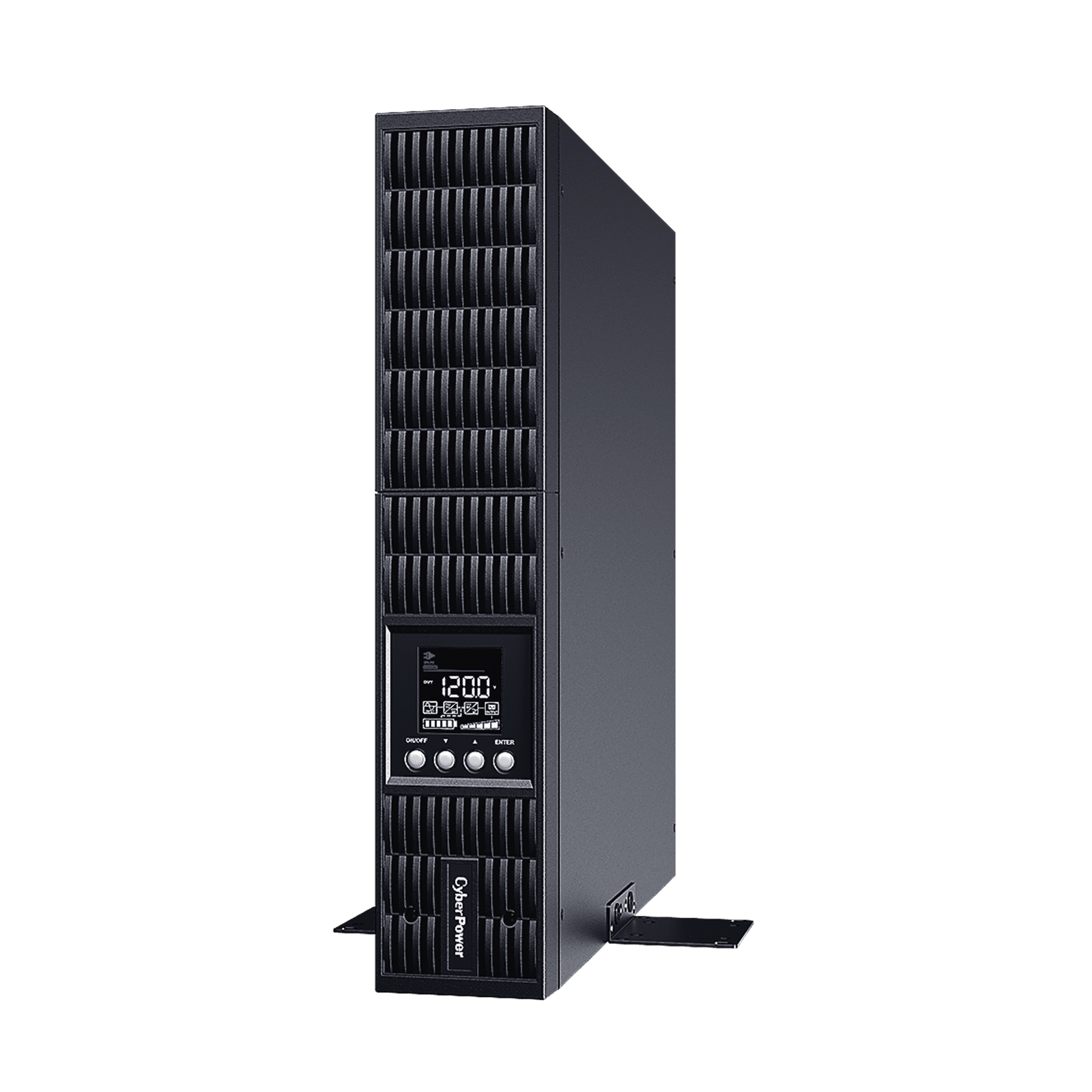 UPS Smart App Online S de 2000 VA/1800 W, Online Doble Conversión, Entrada 120 Vca NEMA 5-20P, Onda Senoidal Pura, Rack o Torre de 2 UR, Con 8 Tomas NEMA 5-20R OLS2000RT2UA - CyberPower
