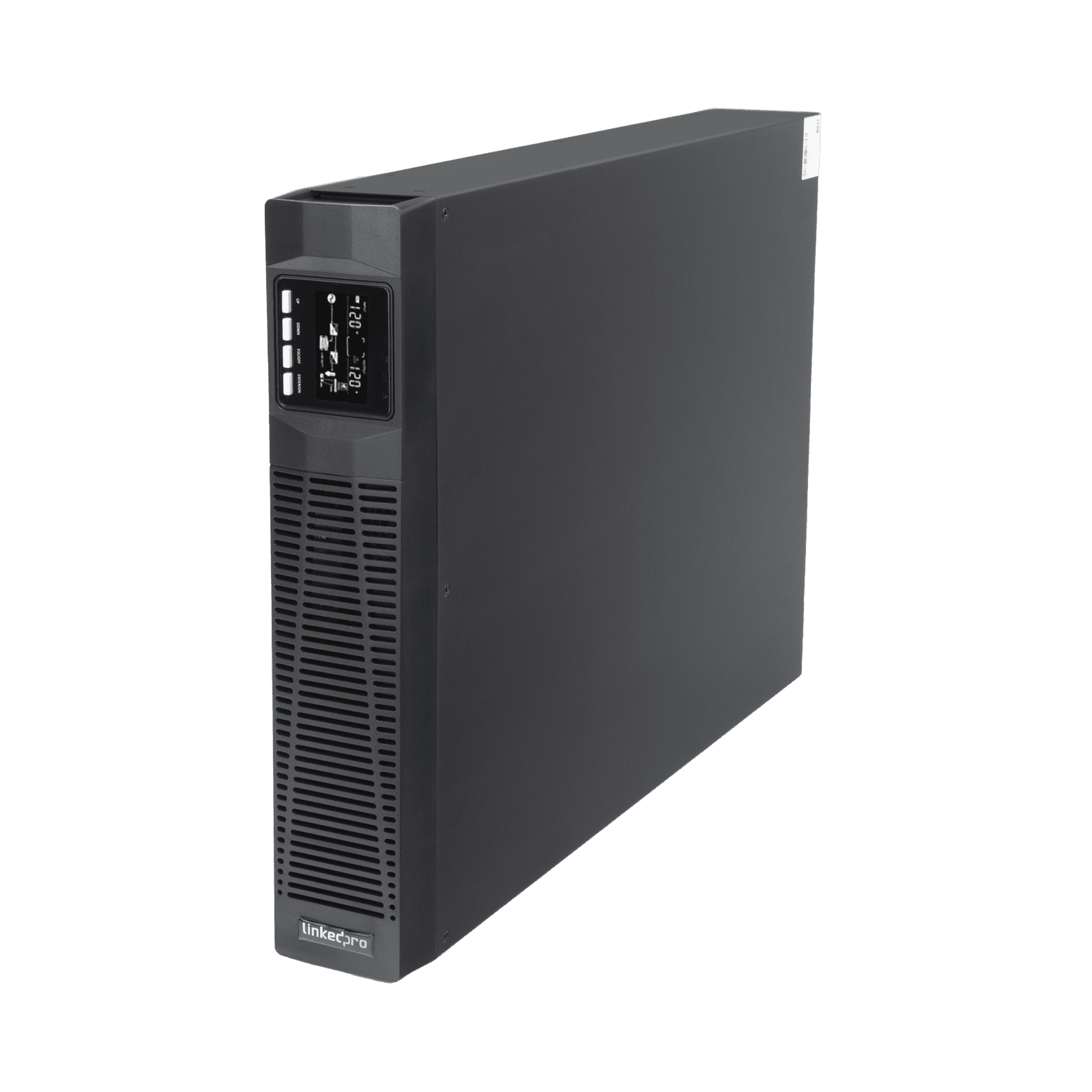 UPS de 3000VA/2700W / Topología On-Line Doble Conversión con Baterías Internas / Entrada y Salida de 120 Vca  / Pantalla LCD Configurable / Formato Rack o Torre / 8 Salidas LP3KRT - LINKEDPRO BY EPCOM