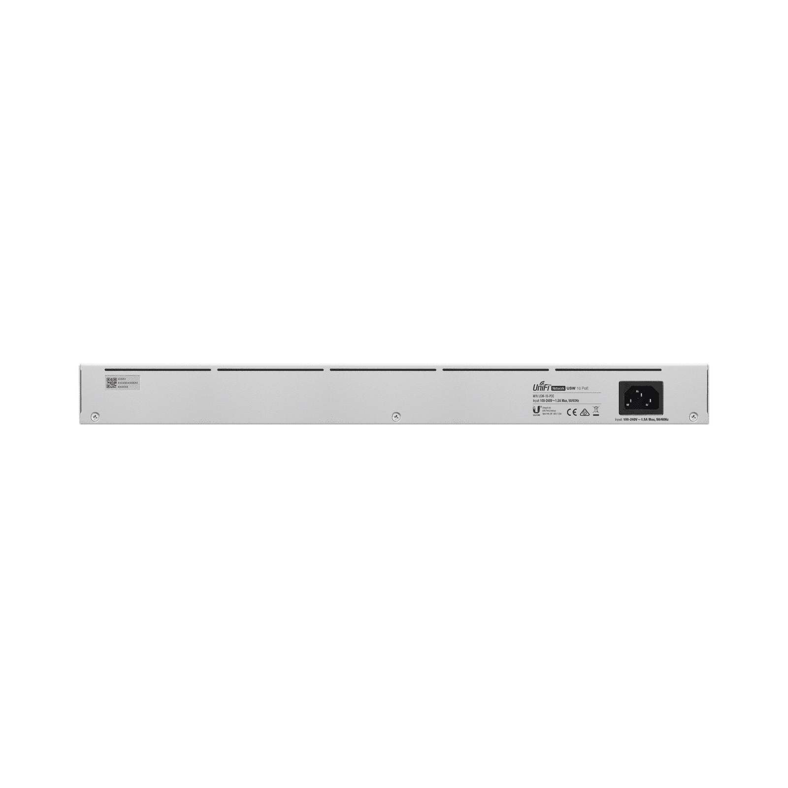 UniFi Switch USW-16-POE Gen2, Capa 2 de 16 puertos (8 puertos PoE 802.3af/at + 8 puertos Gigabit) + 2 puertos 1G SFP, 42W, pantalla informativa USW-16-POE - UBIQUITI NETWORKS