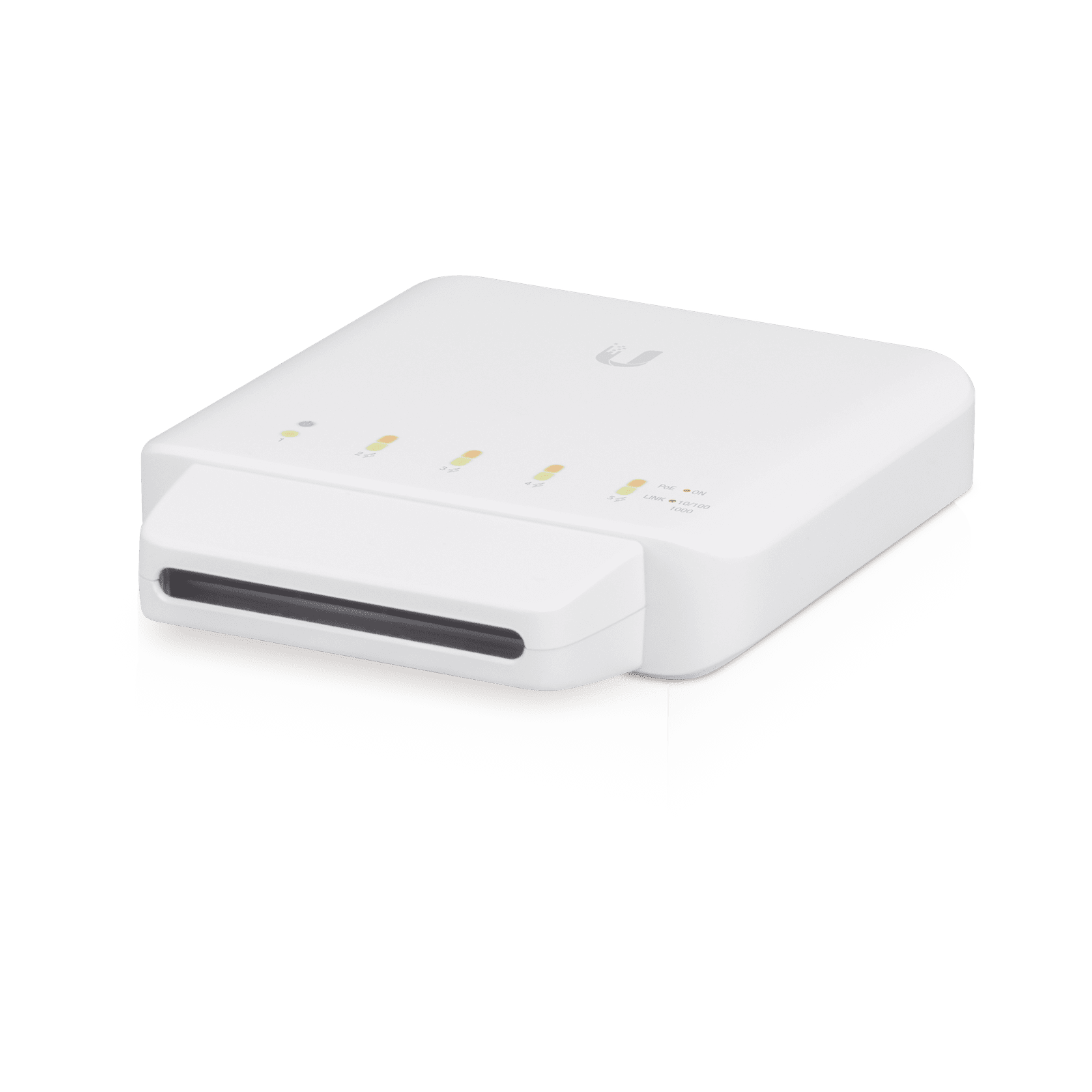 Switch UniFi FLEX de 5 puertos para semi-exterior IP55 (1 x PoE de entrada 802.3af/at/bt y 4 puertos PoE de salida 802.3af) USW-FLEX - UBIQUITI INC.