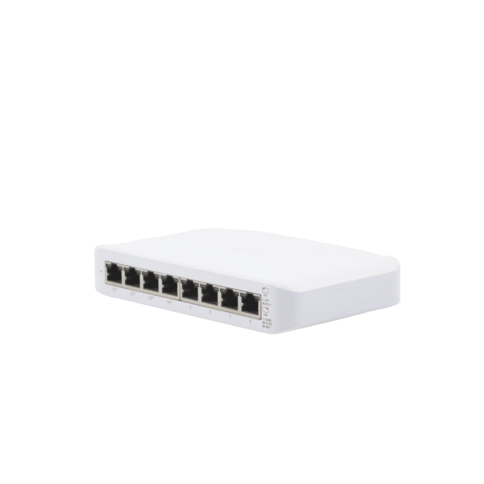 Switch UniFi Lite Administrable PoE de 8 Puertos 10/100/1000 Mbps (4 puertos 802.3af/at), 52 W USW-LITE-8-POE - UBIQUITI INC.
