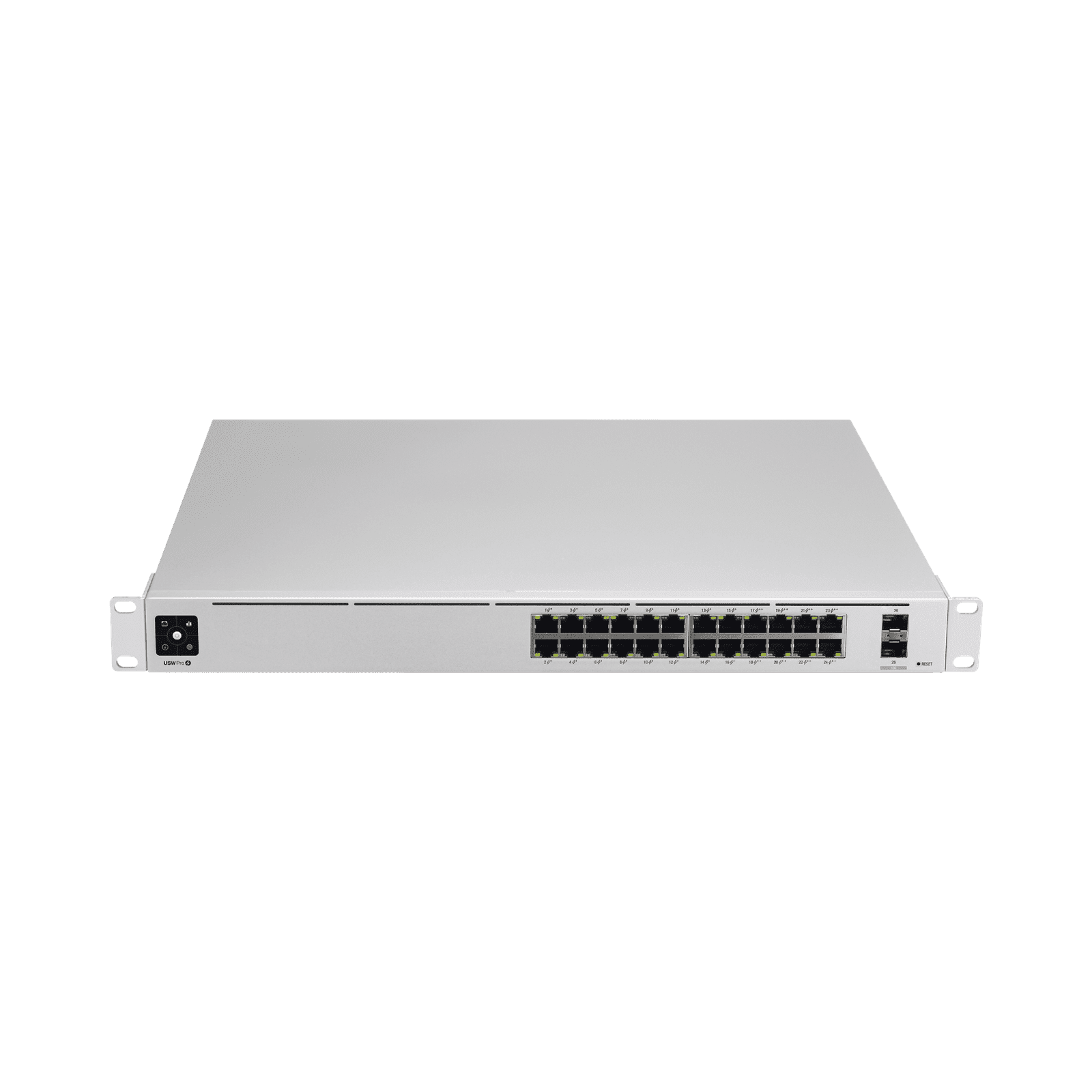 UniFi Switch USW-Pro-24-POE Gen2, con funciones capa 3, de 24 puertos PoE 802.3at/bt + 2 puertos 1/10G SFP+, 400W, pantalla informativa USW-PRO-24-POE - UBIQUITI NETWORKS
