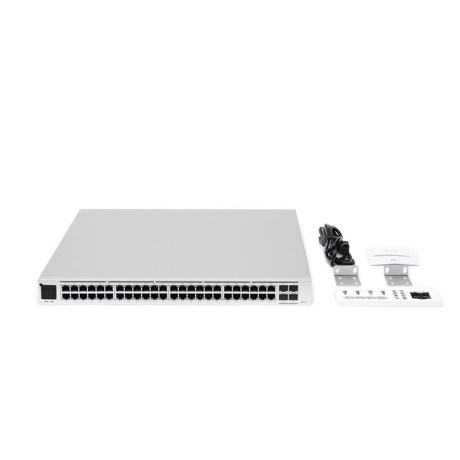UniFi Switch USW-Pro-48-POE Gen2, Capa 3 de 48 puertos PoE 802.3at/bt + 4 puertos 1/10G SFP+, 600W, pantalla informativa USW-PRO-48-POE - UBIQUITI NETWORKS
