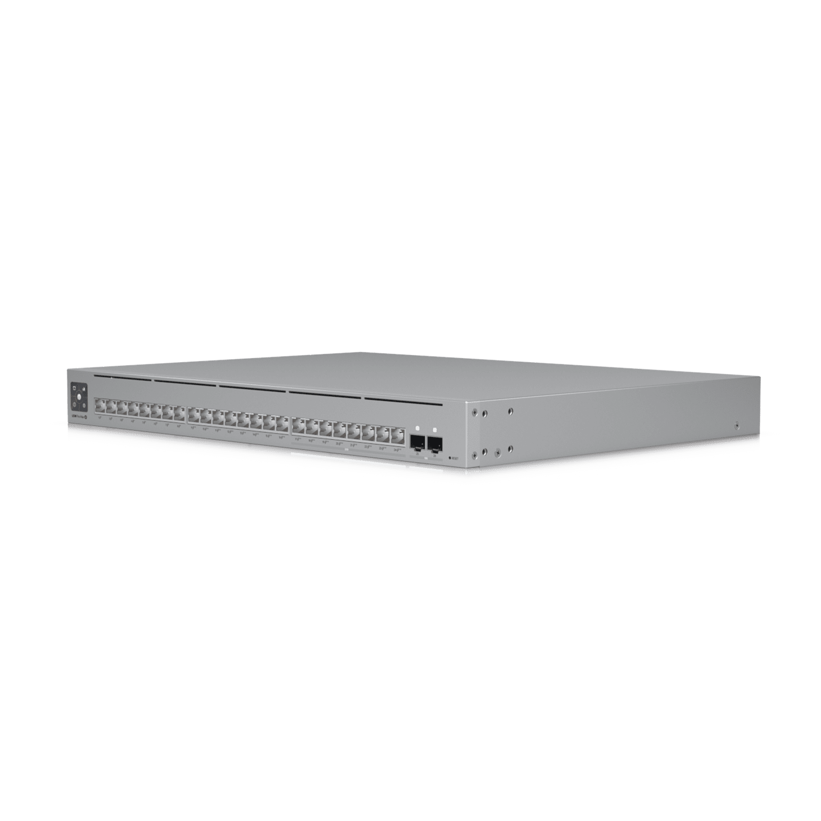 UniFi Switch Pro Max 24 POE, 24 puertos (8 puertos POE++ 2.5 GbE y 16 puertos GbE POE+), 2 puertos SFP+ 10G, 400W, pantalla táctil USW-PRO-MAX-24-POE - UBIQUITI INC.