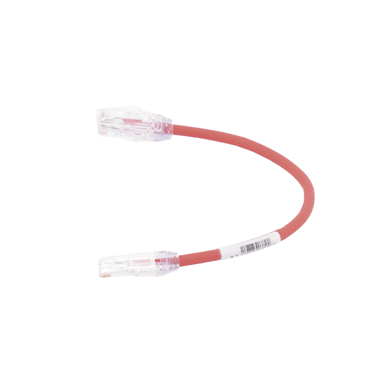 Cable de Parcheo UTP, Cat6A, Diámetro Reducido (28 AWG), CM/LSZH, Color Rojo, 8in (20.3cm) UTP28X8INRD - PANDUIT
