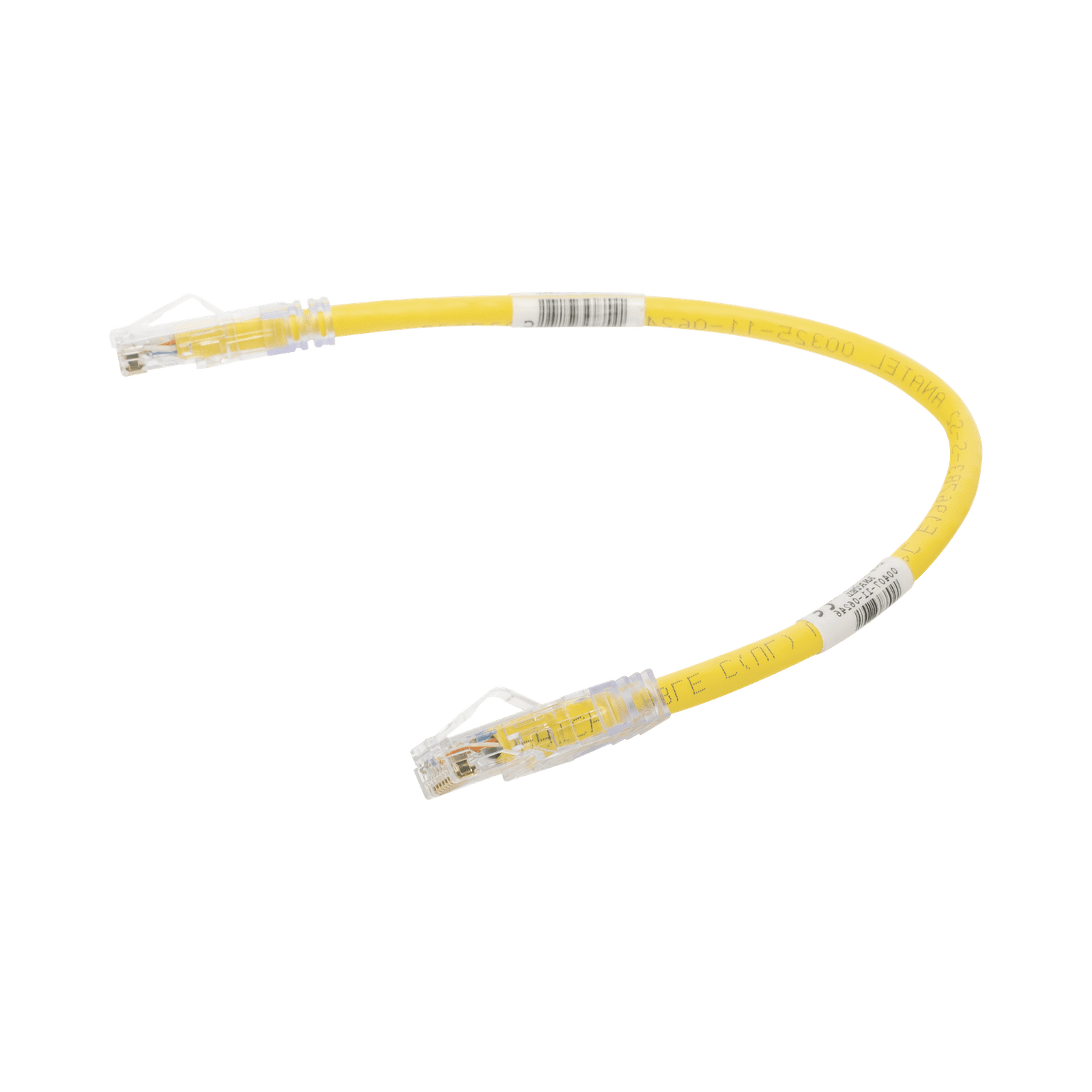 Cable de Parcheo TX6, UTP Cat6, 24 AWG, CM, Color Amarillo, 1ft UTPSP1YLY - PANDUIT