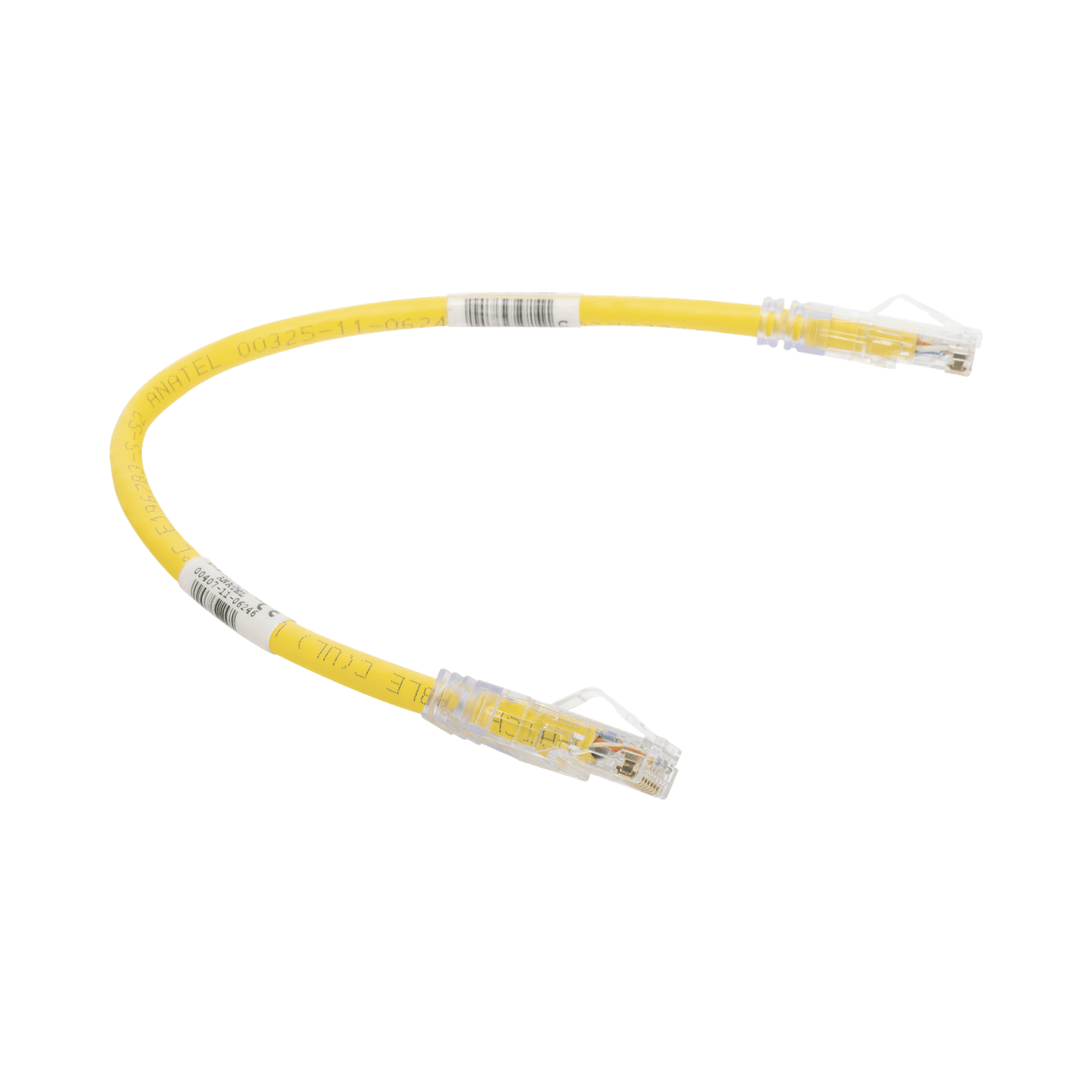 Cable de Parcheo TX6, UTP Cat6, 24 AWG, CM, Color Amarillo, 1ft UTPSP1YLY - PANDUIT