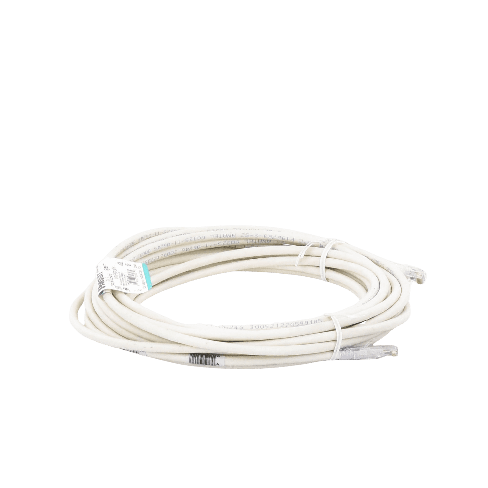 Cable de Parcheo TX6, UTP Cat6, 24 AWG, CM, Color Blanco Mate, 30ft UTPSP30Y - PANDUIT