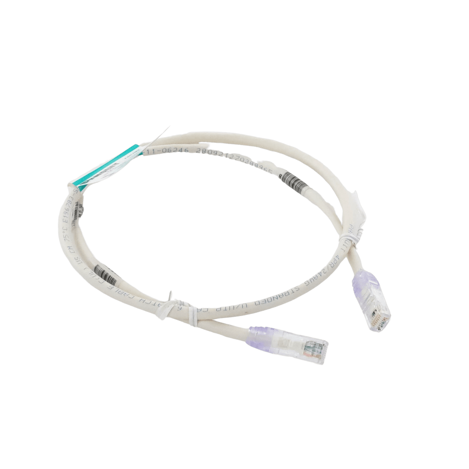 Cable de Parcheo TX6, UTP Cat6, 24 AWG, CM, Color Blanco Mate, 3ft UTPSP3Y - PANDUIT