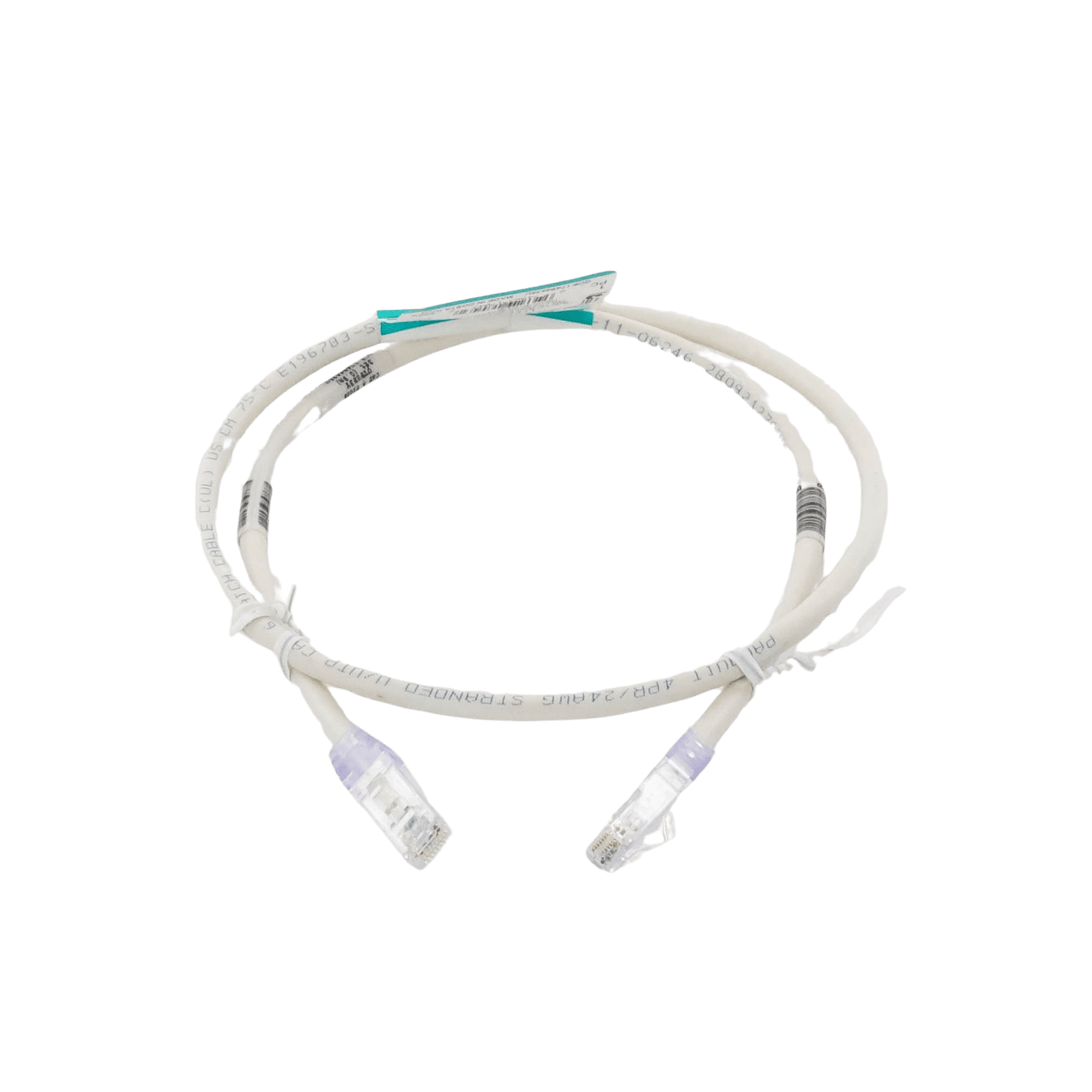 Cable de Parcheo TX6, UTP Cat6, 24 AWG, CM, Color Blanco Mate, 3ft UTPSP3Y - PANDUIT