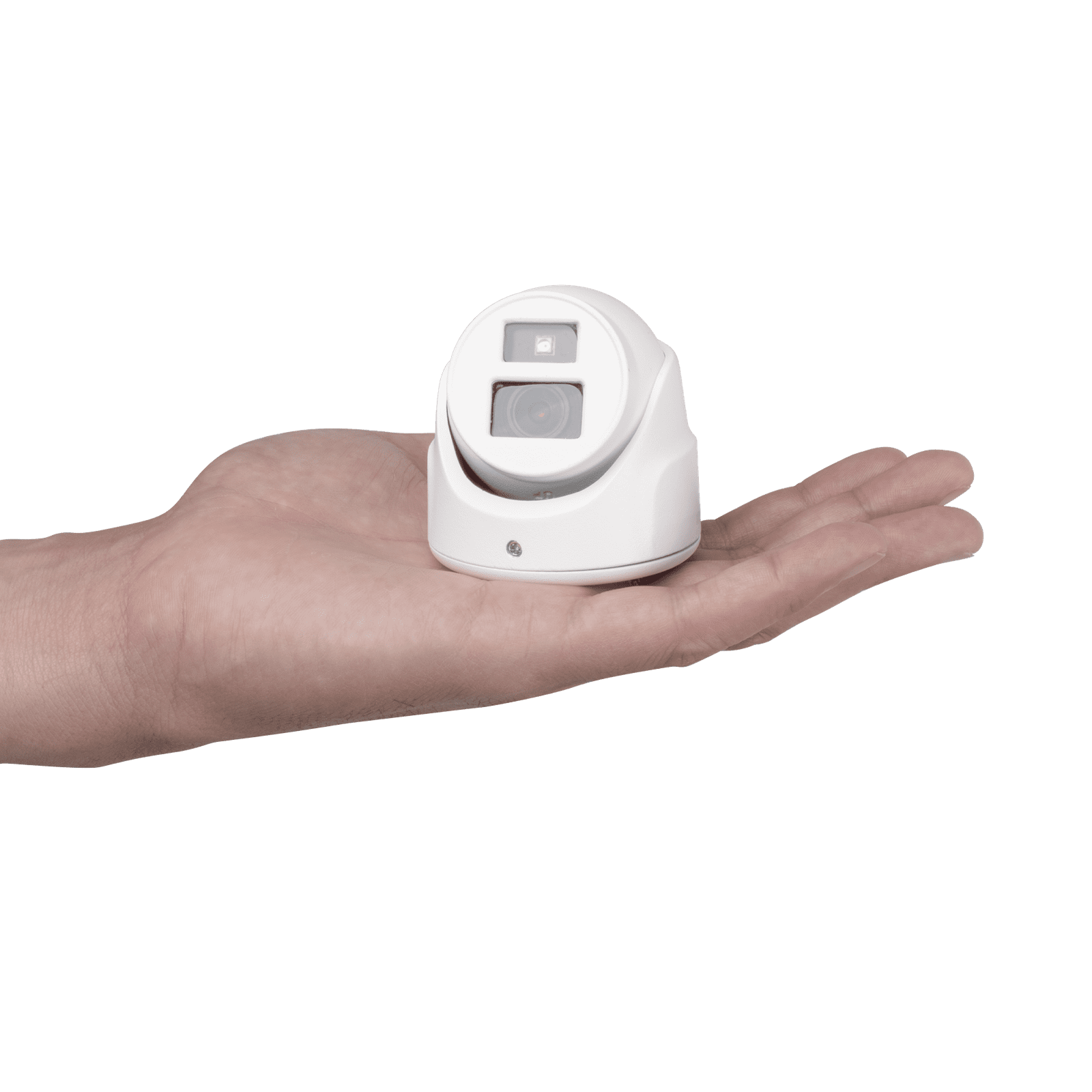 Ultra Mini Turret TURBO 2 Megapixel (1080p) / Gran Angular / Lente 2.8 mm / 20 mts IR EXIR / Exterior IP67 / 4 Tecnologías (TVI / AHD / CVBS) / dWDR / Color Blanco DS-2CE70D0T-ITMFW - HIKVISION