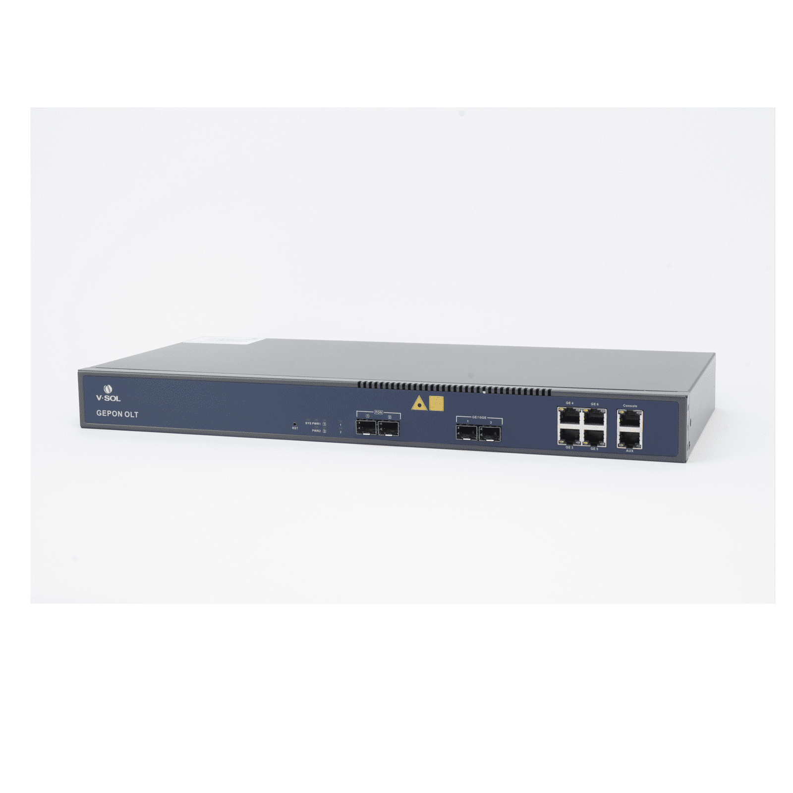 OLT de 2 puertos EPON con 6 puertos Uplink (4 puertos Gigabit Ethernet + 2 puertos Gigabit Ethernet SFP/SFP+) / hasta 128 ONUS V1601E02-DP - V-SOL