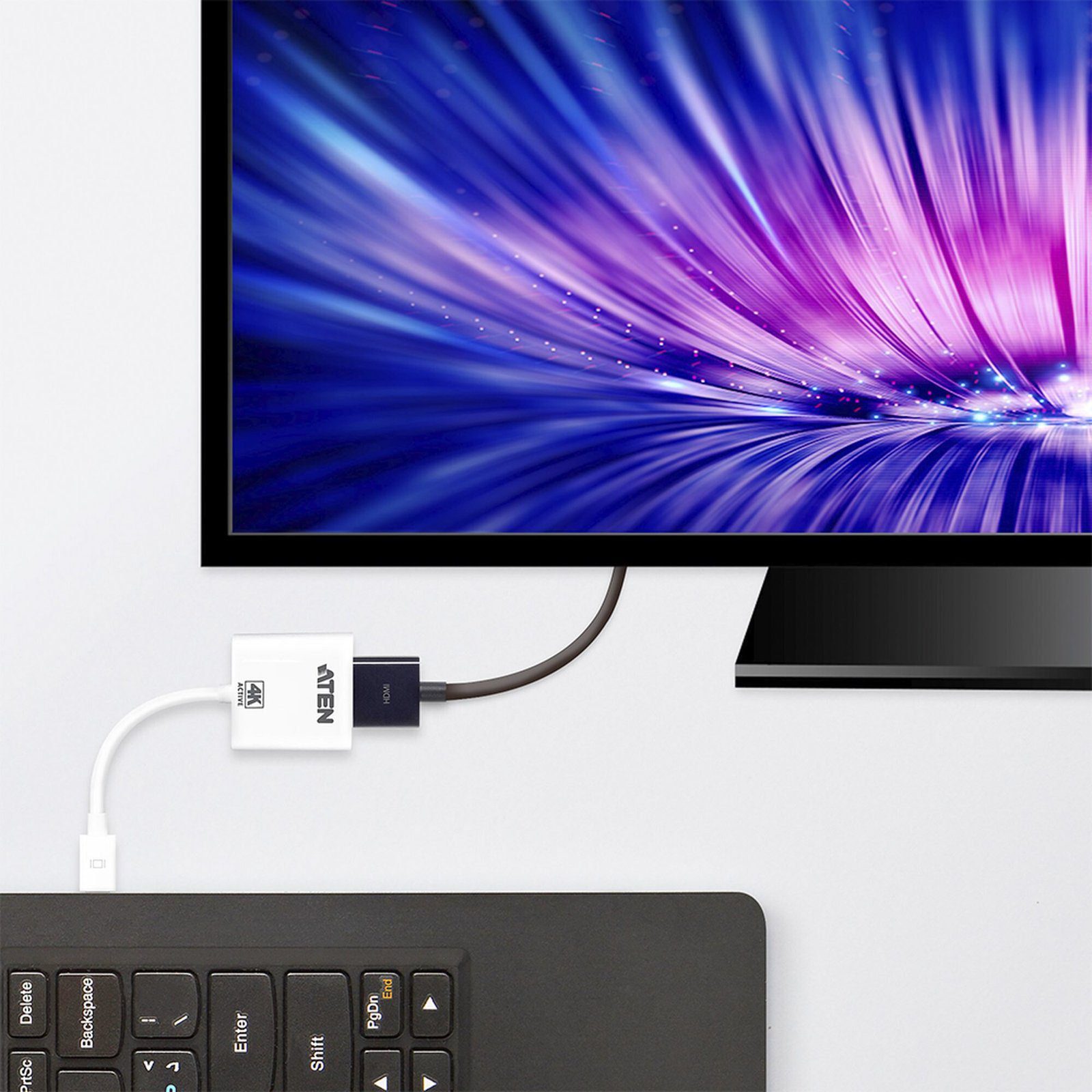 Mini consola extensora USB VGA Cat5 USB de hasta 320 pies /W/(EE.UU./REINO UNIDO/UE/SALIDA) ADP. ATEN VC981 - ATEN