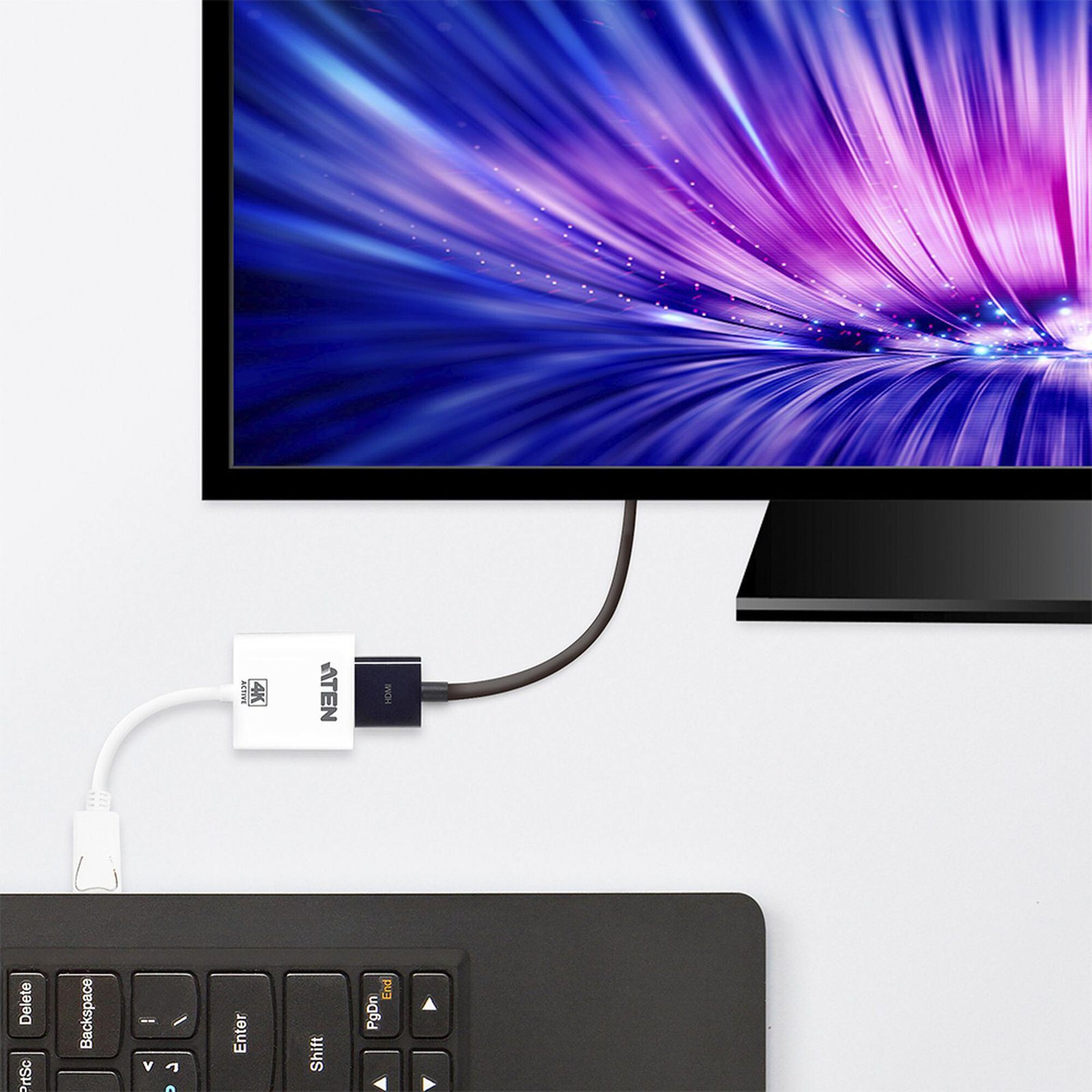 Adaptador activo de DisplayPort a HDMI 4K VC986 - ATEN