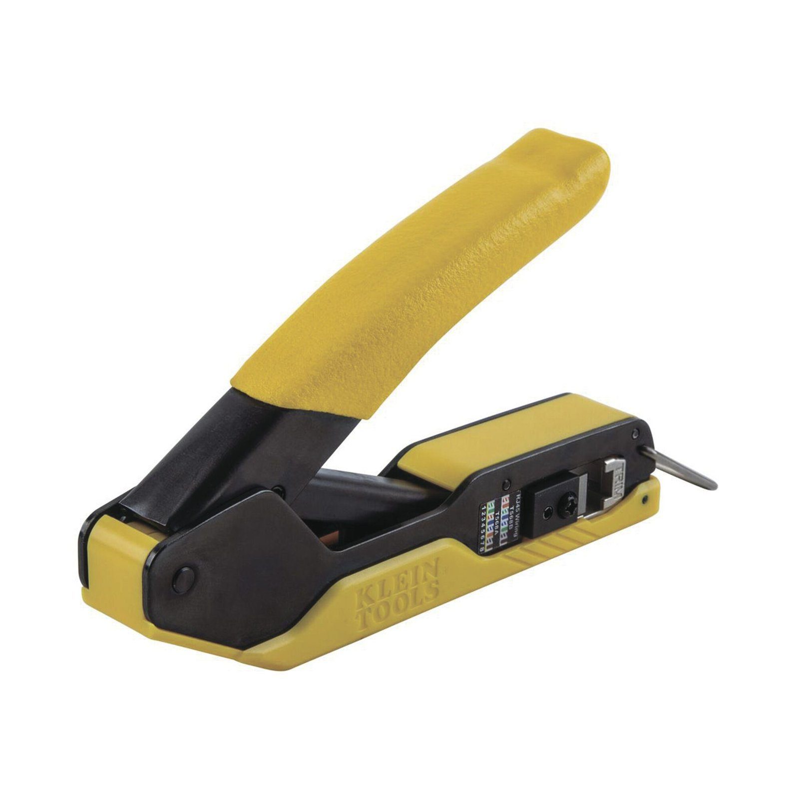 Ponchadora/Pelacables/Cortacables con Matraca para Conectores Pass-Thru RJ45 VDV226-005 - KLEIN TOOLS