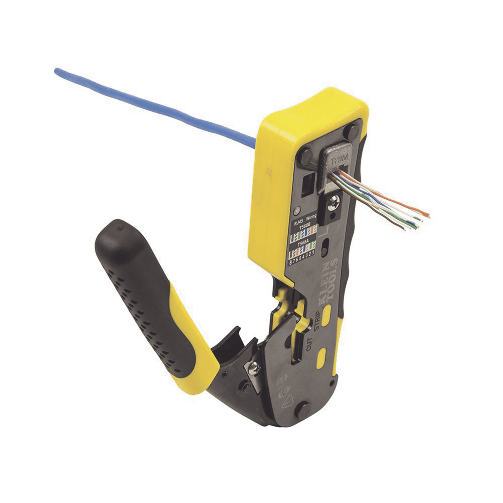 Ponchadora/Pelacables/Cortacables con Matraca para Conectores Pass-Thru RJ45 y Conectores Estándar RJ11/RJ12. VDV226-110 - KLEIN TOOLS