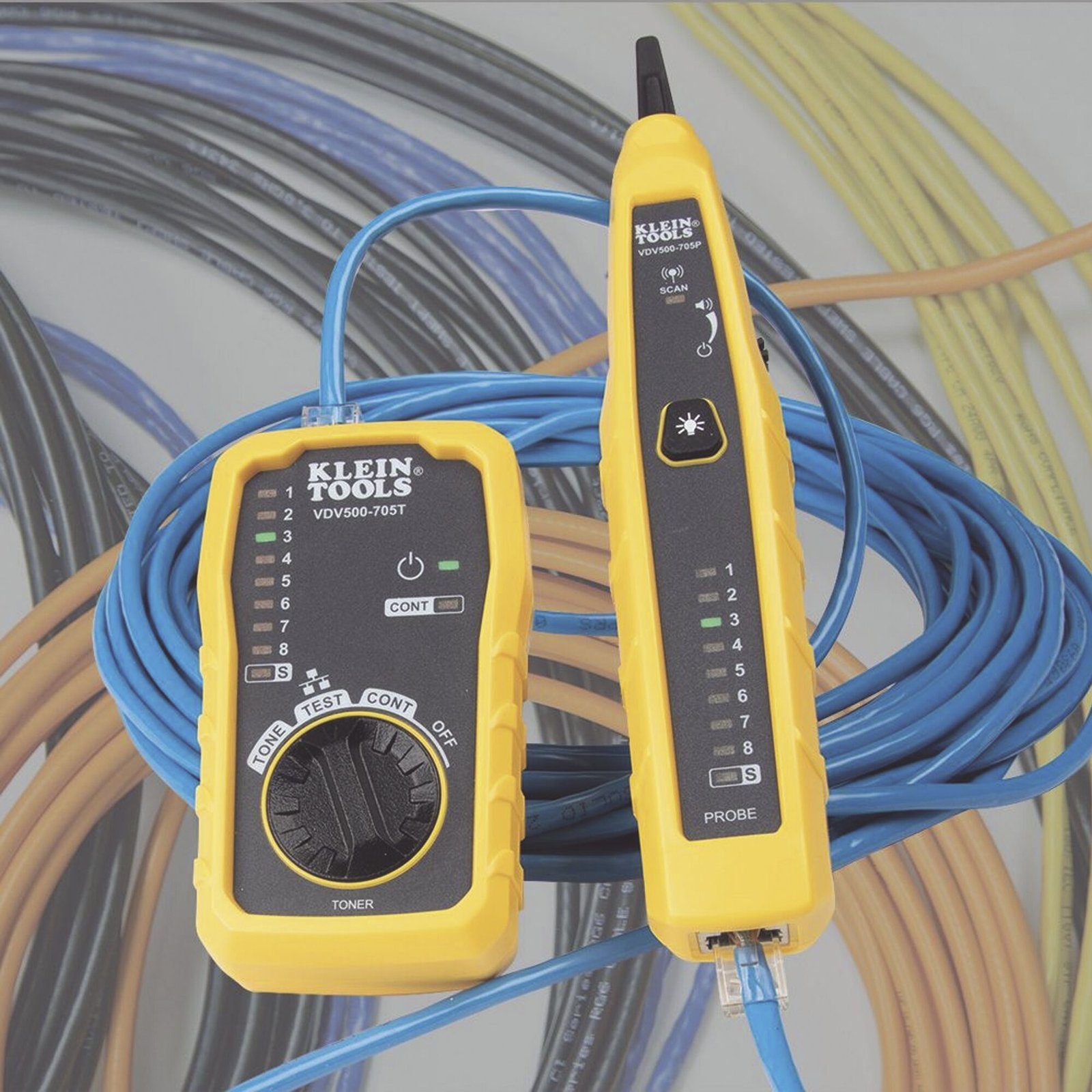 Probador para Mapeo de Cables de Red TONE & PROBE VDV500705 - KLEIN TOOLS