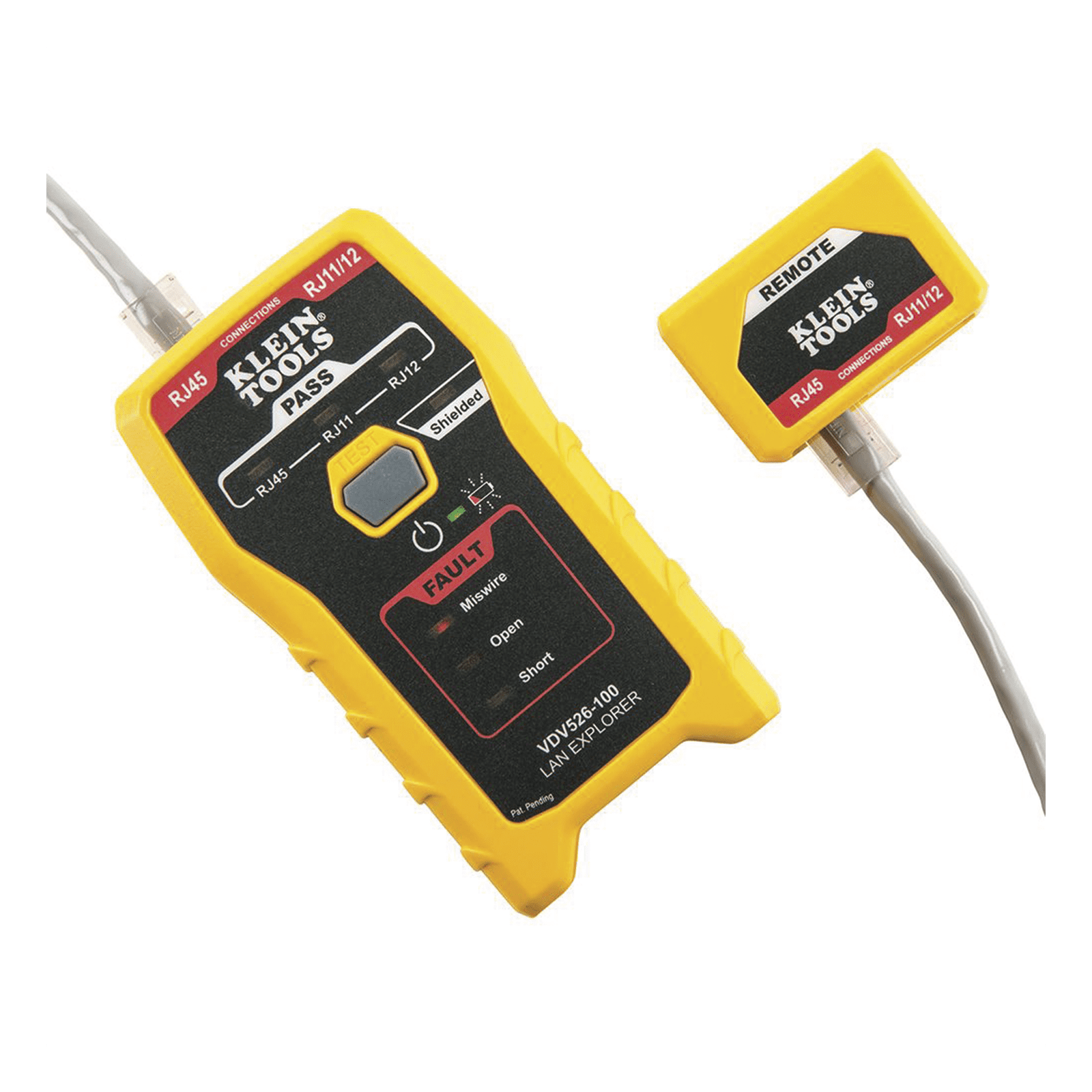 Probador de Cables de Red y Probador de Cables de Datos LAN Explorer™ con Transmisor Remoto. VDV526-100 - KLEIN TOOLS