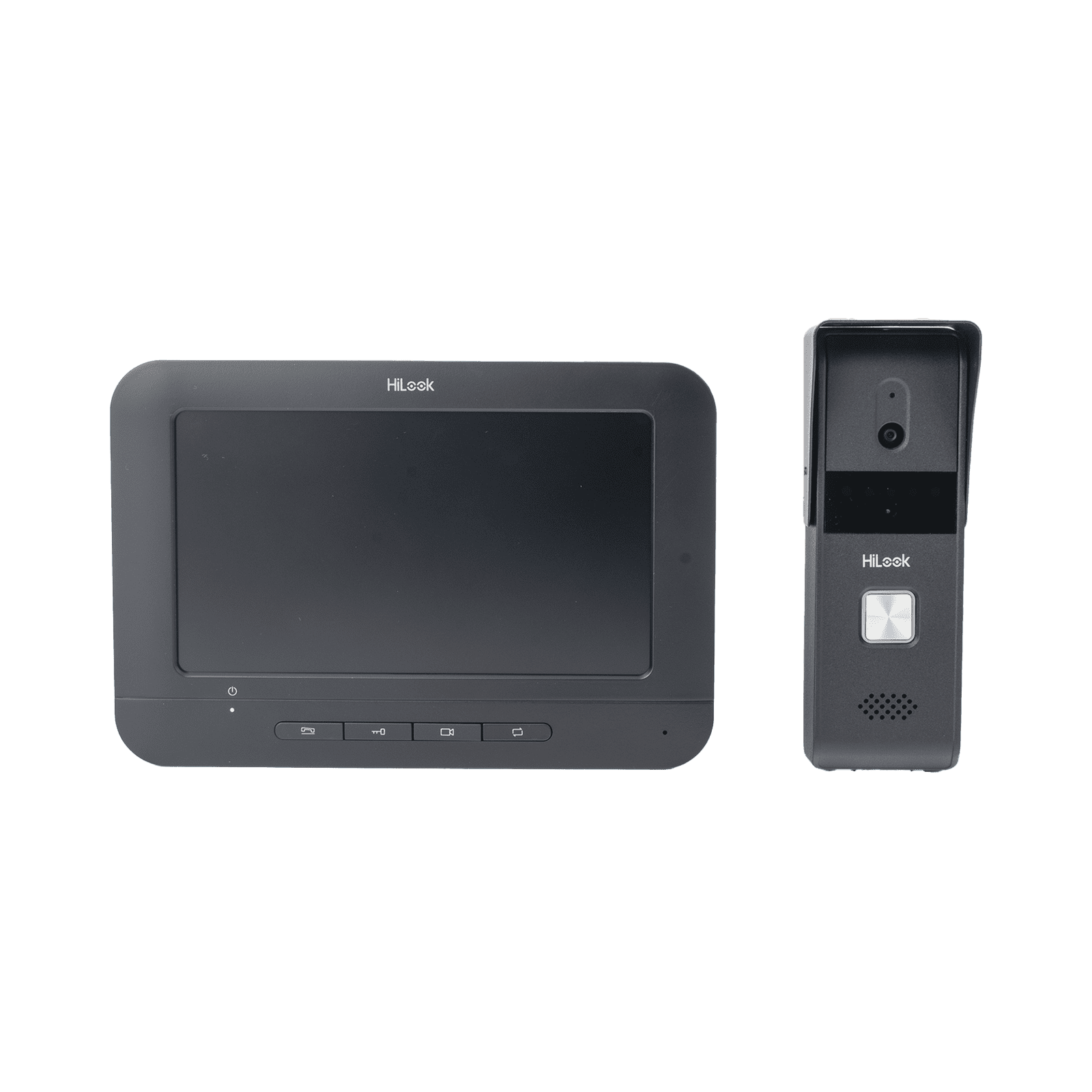 Kit de Videoportero Analógico con Pantalla LCD a Color de 7″ / Frente de Calle para Exterior IP65 / Salida de Relevador VI-K13P - HiLook by HIKVISION