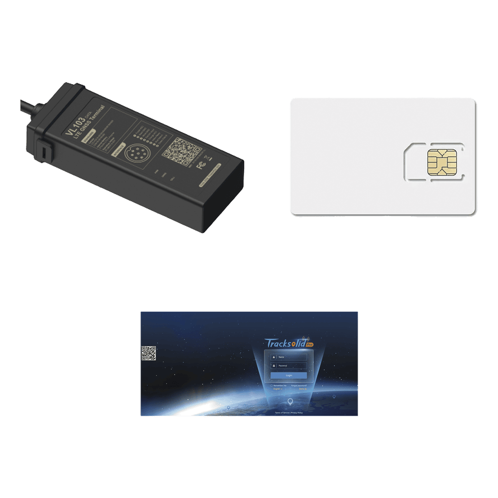 KIT GPS / Localizador para Vehiculos / 4G LTE CAT1 con Fallback a 2G/ Apagado y encendido de motor remoto / Entrada analogica / Sistema de proteccin de baterias  / Tamao super pequeo con IP66 especial para motocicletas / VL103KIT