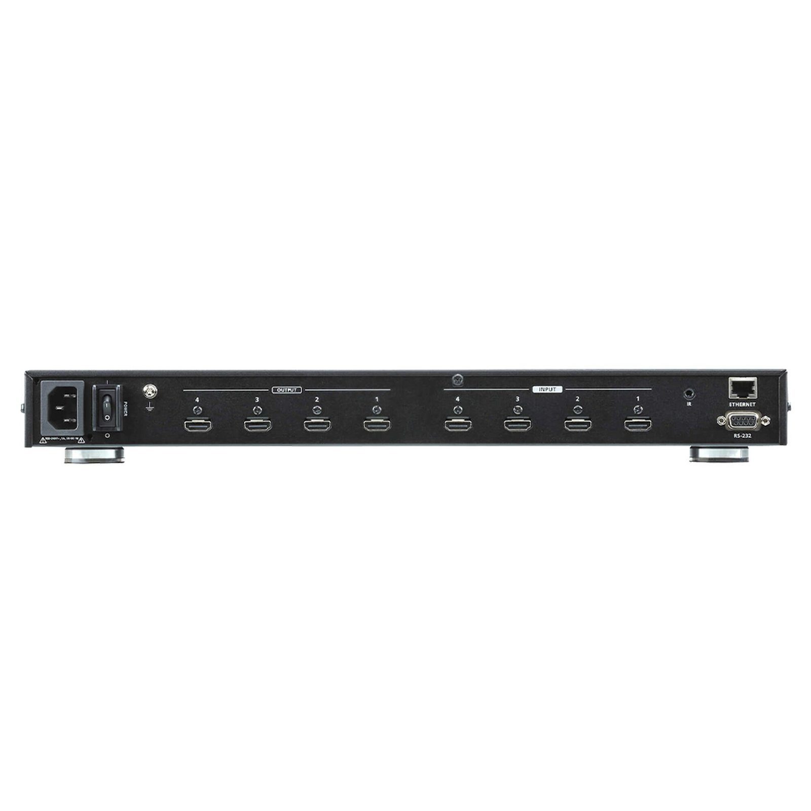 Switch Matricial | 4×4 | True 4K | 4096×2160 / 384 x2160 a 60 Hz | HDR 4:4:4 | HDCP 2.2 | Diferentes Métodos de Control | EDID Expert™ VM0404HB - ATEN