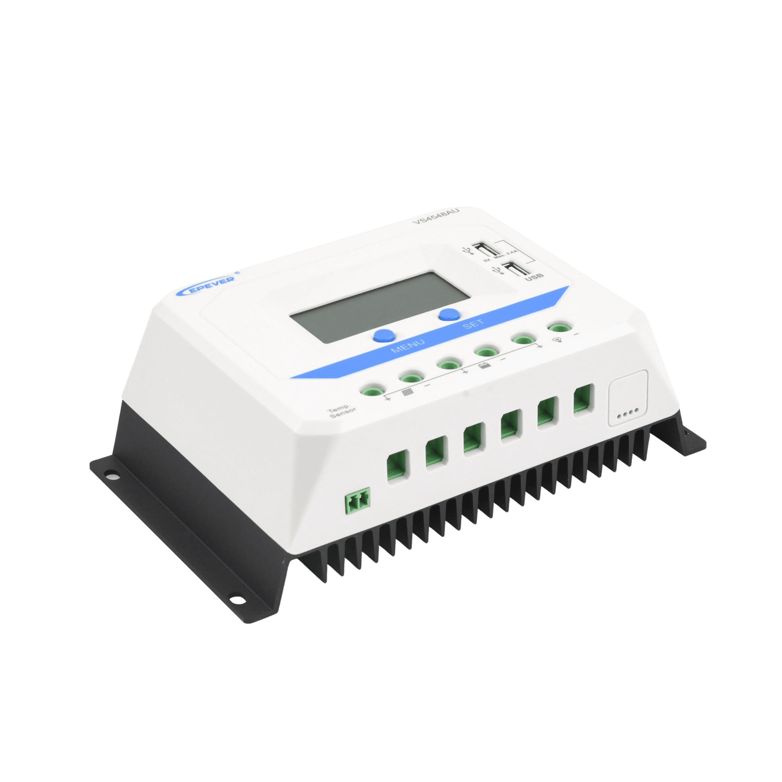 Controlador Solar de Carga PWM 12/24/36/48 V 45 A, Salida USB, con Display VS-4548-AU - EPEVER