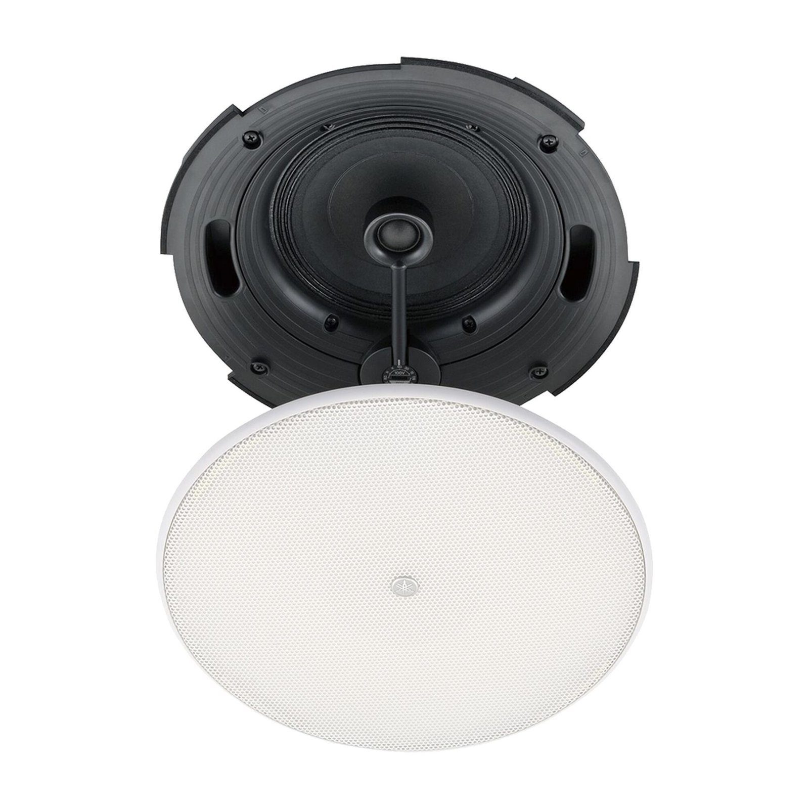 Altavoz de Plafón | Woofer 8 in, Tweeter 1 in | Rango Completo | 8 Ohms | 70v, 100v | Con Caja Acústica | Par Color Blanco VXC8W - YAMAHA