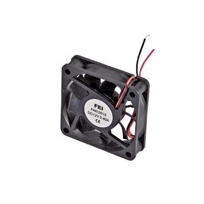 Ventilador Anticondensante Axial Cuadrado, 60x60x25 mm, 12 Vcc, 4390 RPM, 1.8 W, 0.15 A, Flujo de Aire de 25.0 CFM, Unión Sellada. FAN-602512 - TXPRO
