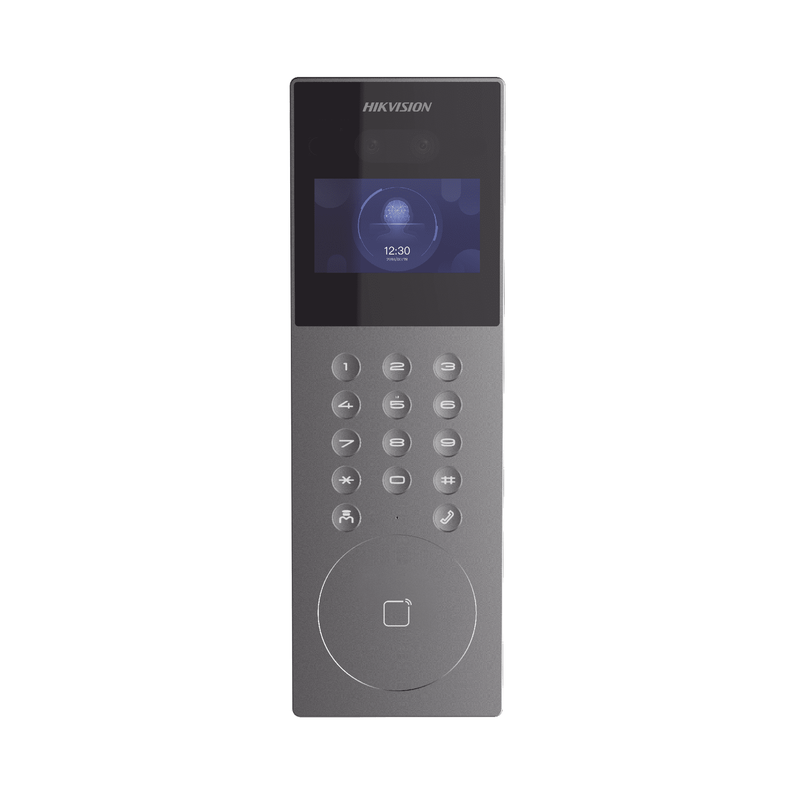 Videoportero IP Multiapartamento con Reconocimiento Facial / Llamada a App HikConnect (requiere monitor) / Protección IP65 / Apertura por Rostro, Tarjeta o App DS-KD9203-E6 - HIKVISION