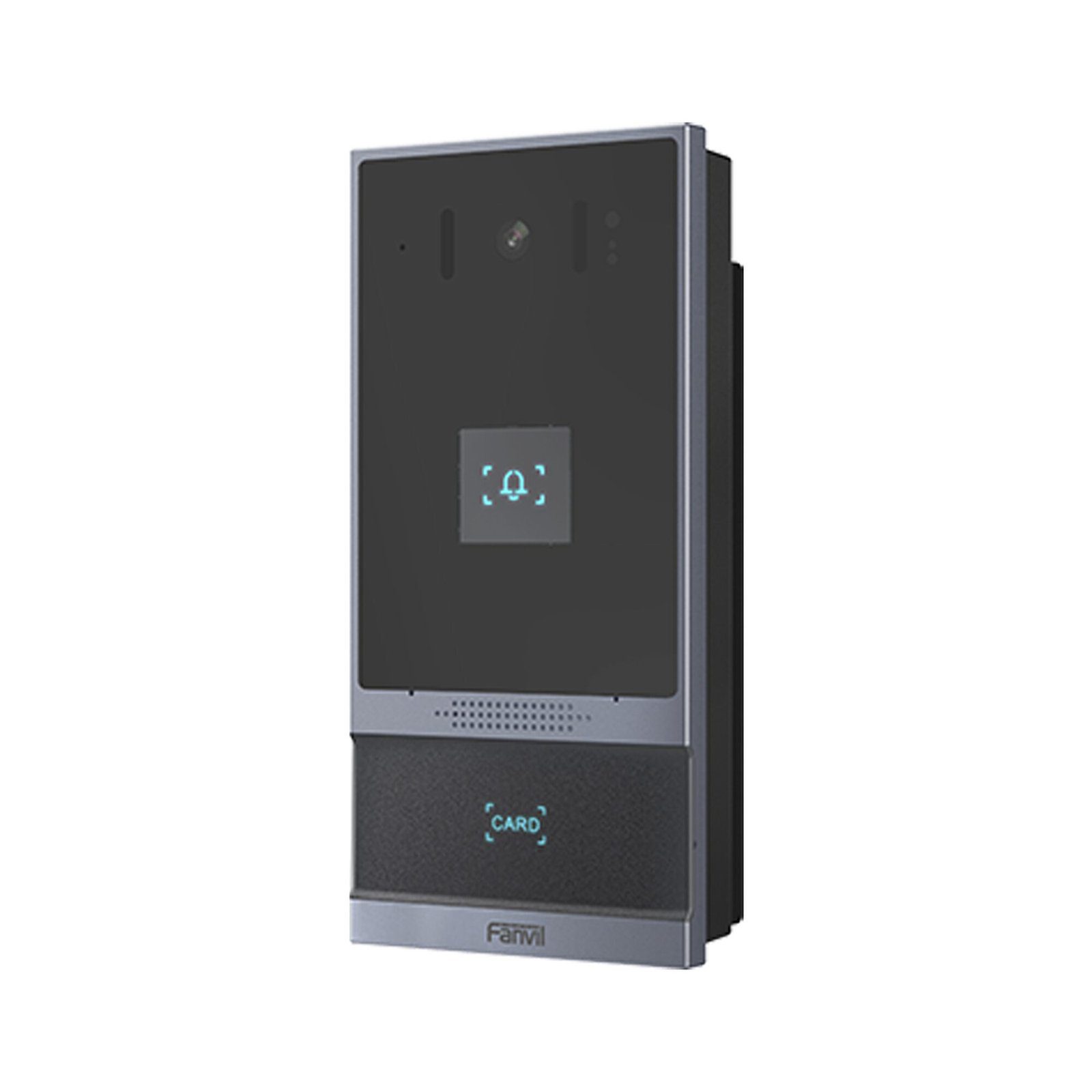 Videoportero SIP i62, 2 relevadores con botón para llamada, anti-vandálico, IP66 y IK07, PoE, Botón físico I62 - FANVIL