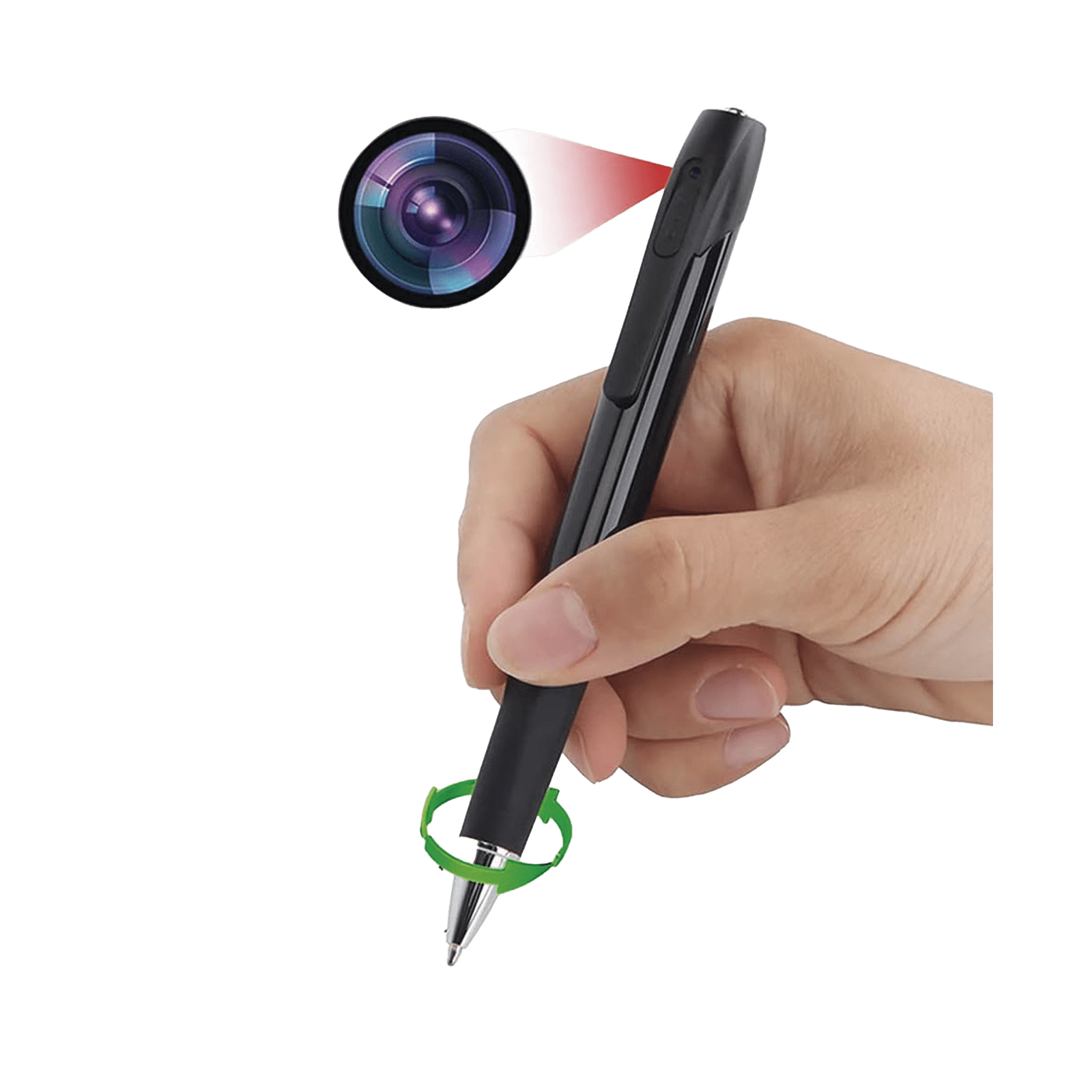 Cámara Oculta en Bolígrafo (Spyce Camera) /  Full HD / Grabación de Video y Audio / Captura de Fotos / Soporta Memoria Micro-SD de hasta 64G / Tiempo de Carga Aprox. 1 hora / Tiempo de Trabajo 120 min. / Incluye Cable de Carga. W8 - SYSCOM