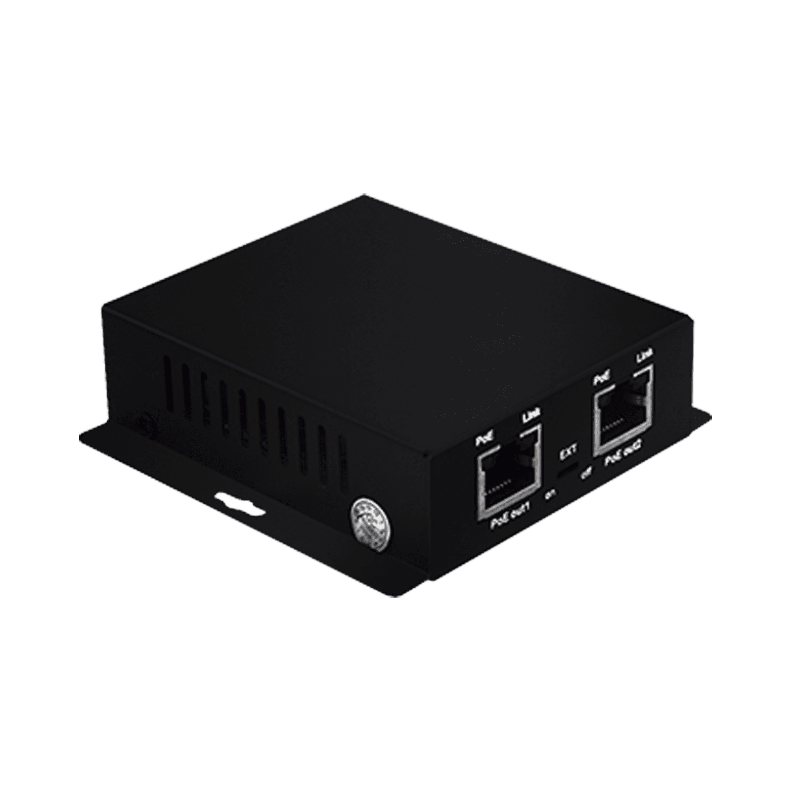 Inyector PoE Extenido Industrial / PoE 802.3 af/at Hasta 30W / Conexión plug and play / Alcance de hasta 250 metros / Aplicaciones CCTV / Alimentación PoE af/at o Vcc 37-57 Vcc WI-PE31G - WI-TEK