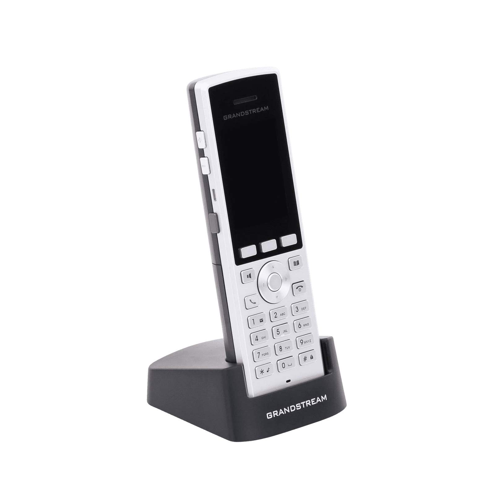 Teléfono WiFi portátil empresarial con 2 lineas y cuentas SIP, Bluetooth y botón Push-to-talk WP822 - Grandstream