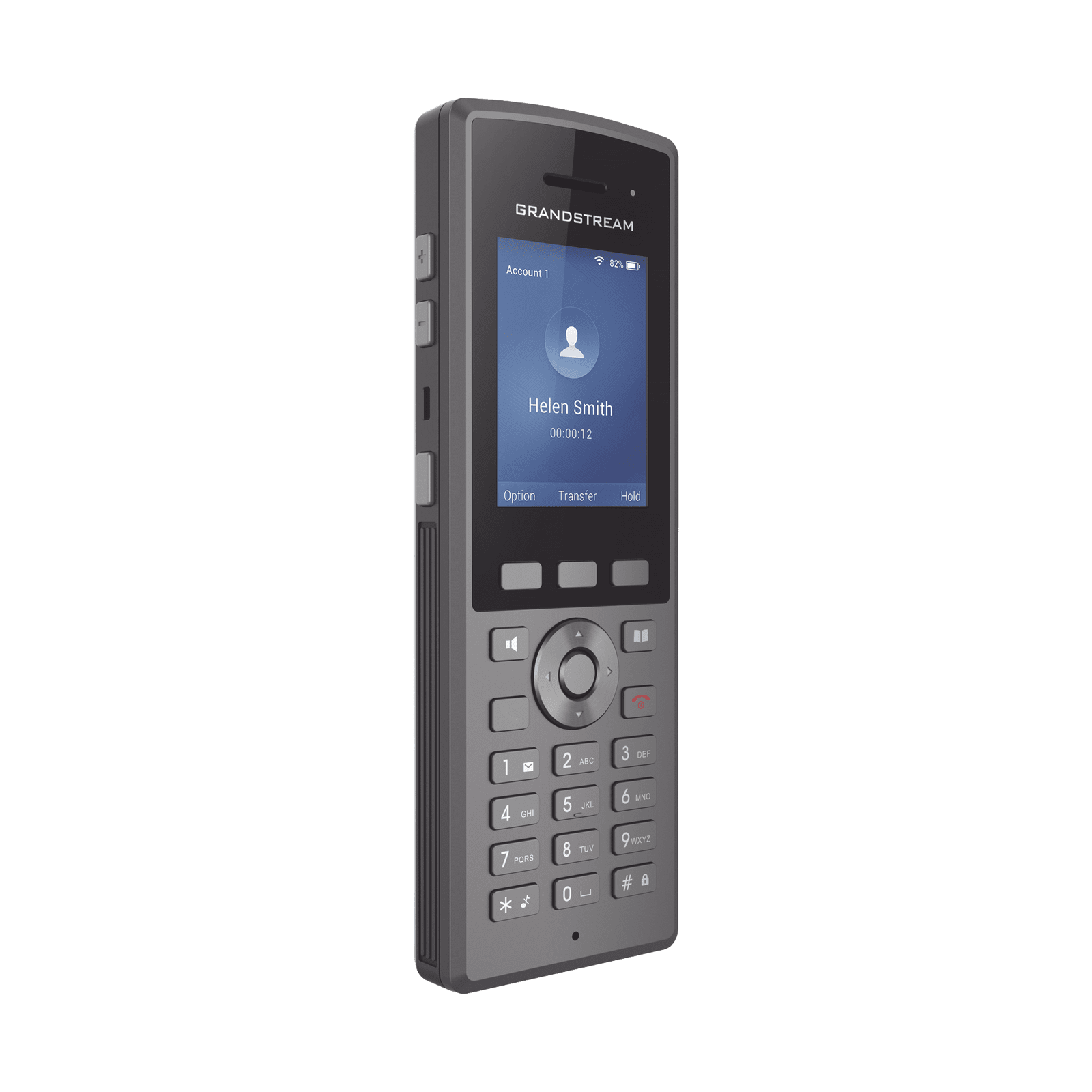 Teléfono WiFi portátil empresarial con diseño resistente IP67, conectividad a la red VoIP vía WiFi WP825 - Grandstream
