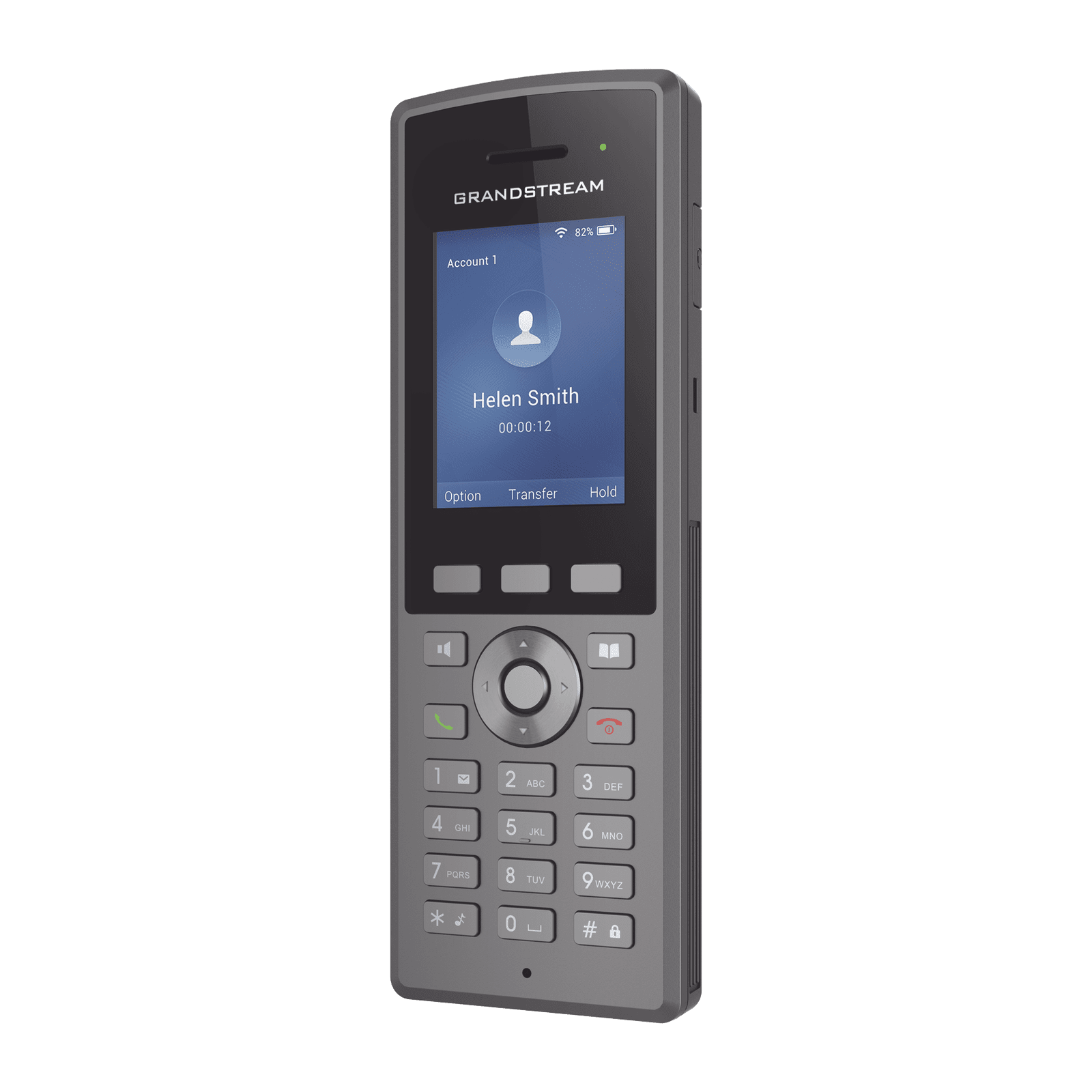 Teléfono WiFi portátil empresarial con diseño resistente IP67, conectividad a la red VoIP vía WiFi WP825 - Grandstream