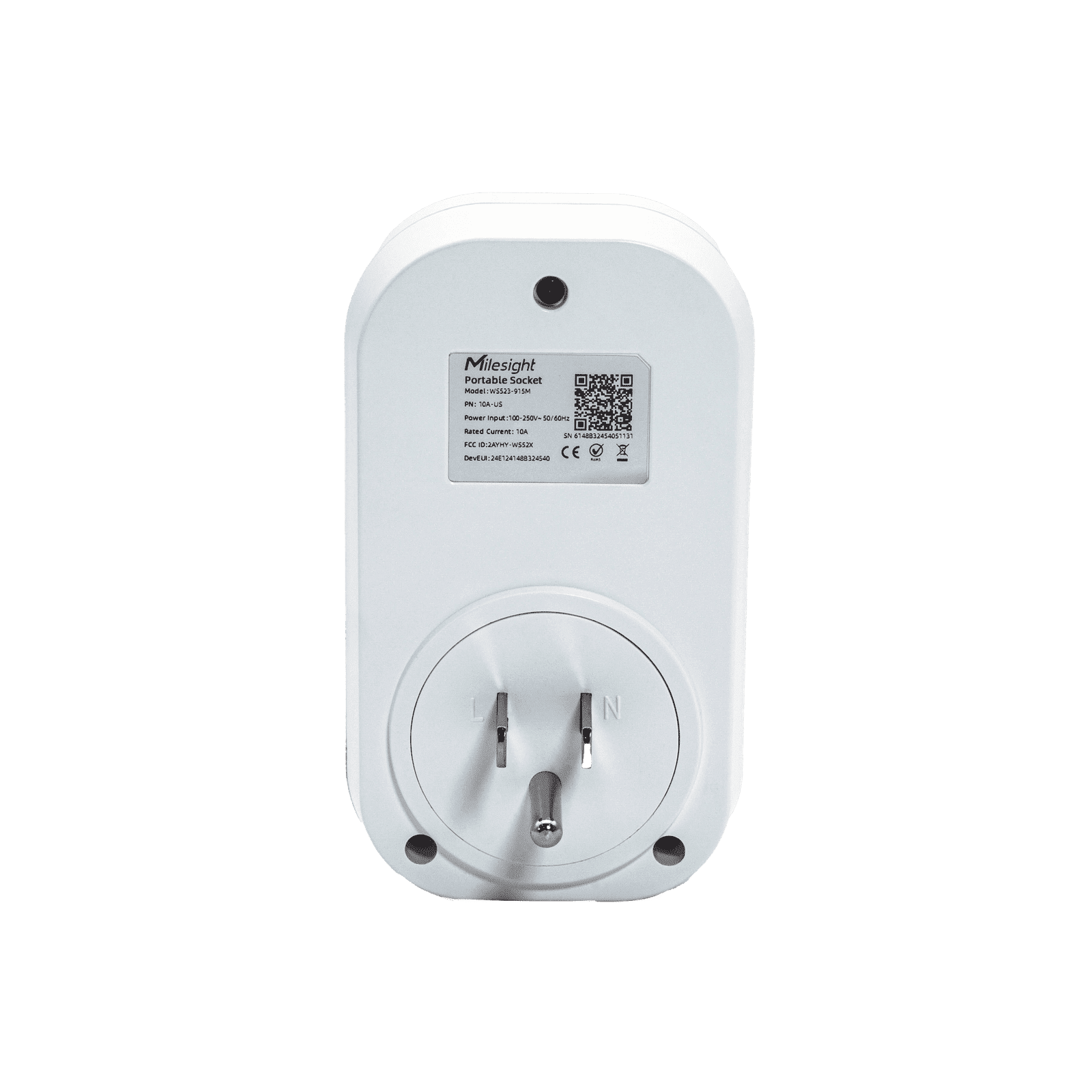 Tomacorriente Inteligente para Control de Energía y Automatización con LoRaWAN WS523915M - MILESIGHT