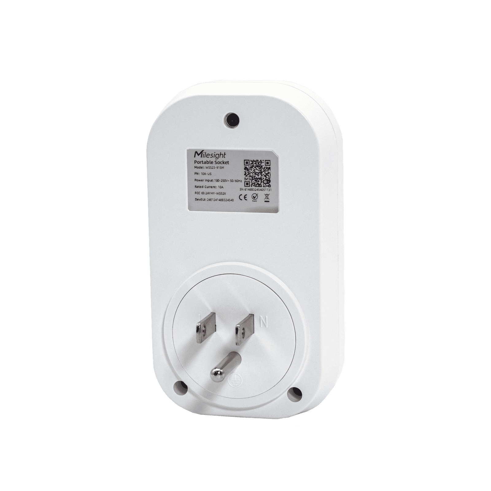 Tomacorriente Inteligente para Control de Energía y Automatización con LoRaWAN WS523915M - MILESIGHT