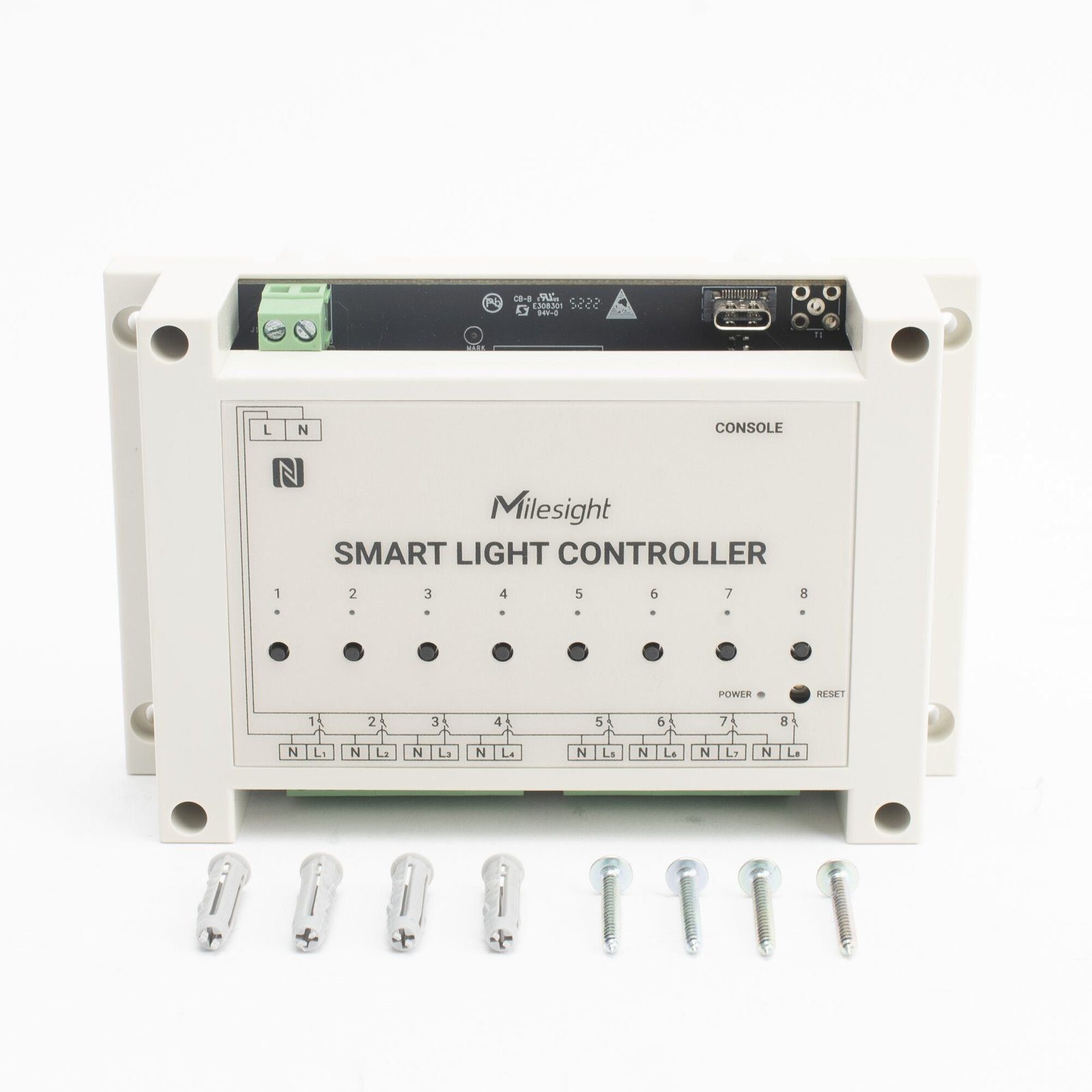 Controlador Inteligente para Gestión de Energía e Iluminación con LoRaWAN WS558915MPNLN - MILESIGHT