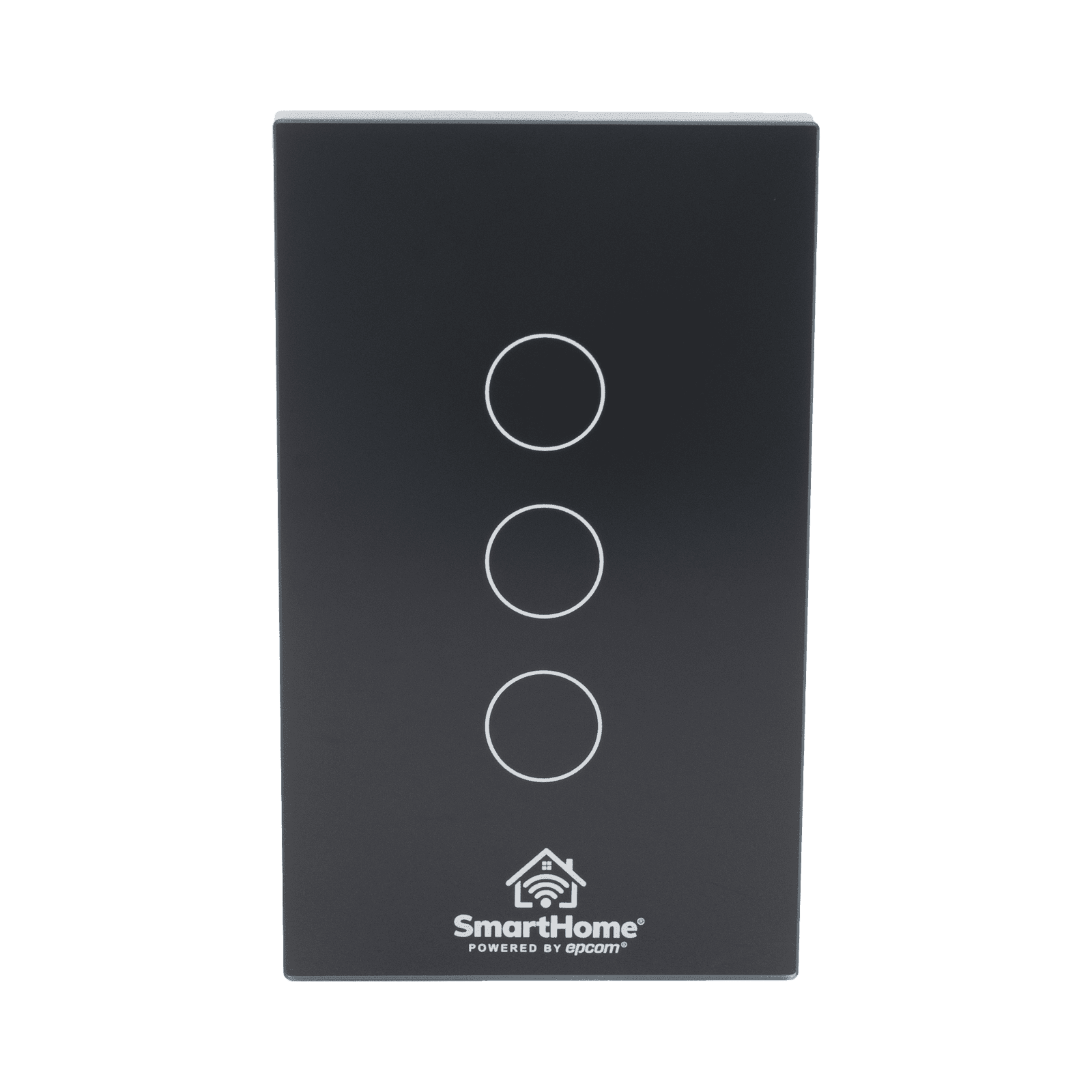 (Wifi) Apagador switch inalámbrico WIFI, control de 3 regresos de carga, 110V SHS413W - SMARTHOME BY EPCOM