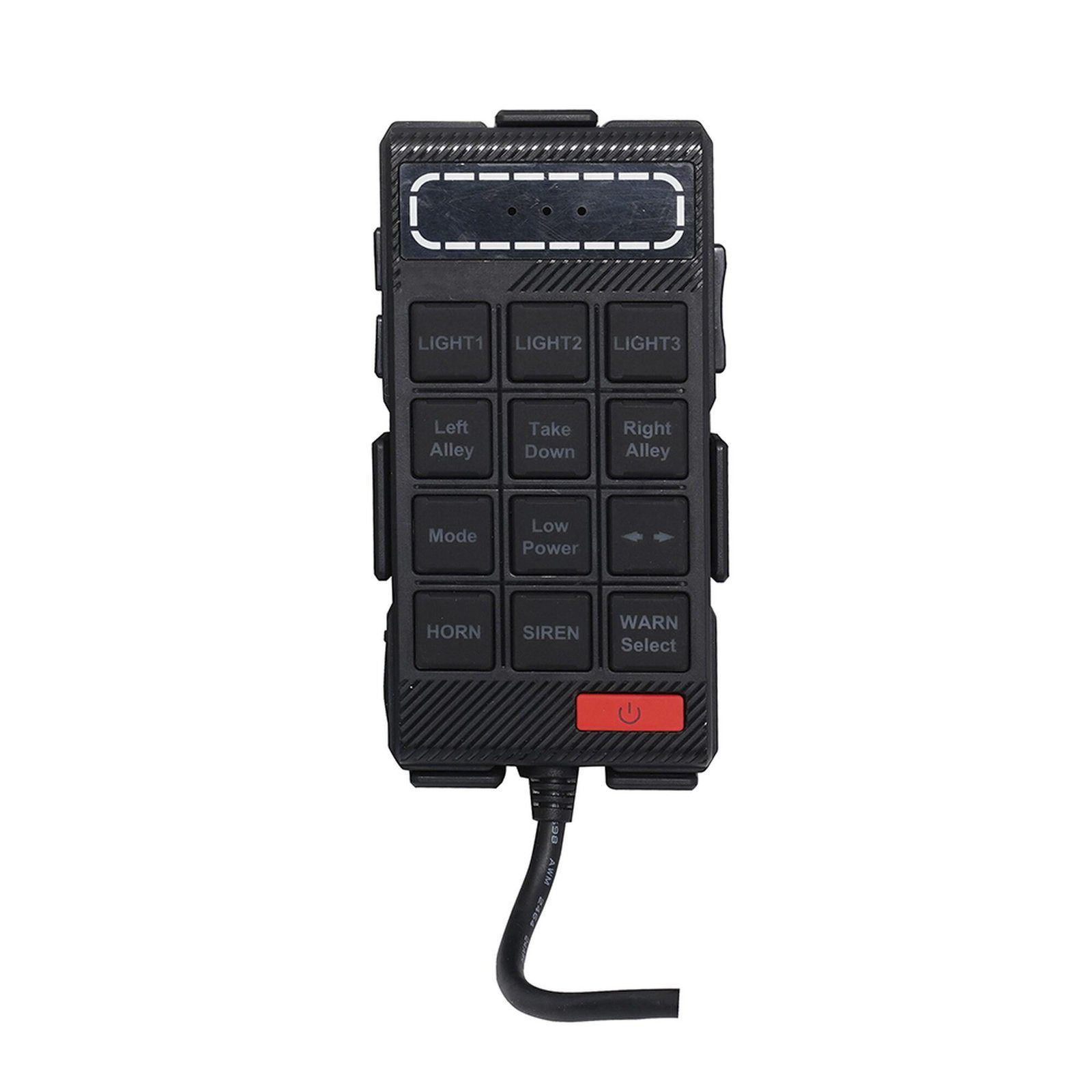 Sirena Vehicular de 100W de Potencia Con Controlador Unimando, Micrófono, Control de Tonos y Patrones de destello de Barras de Luces Serie X67 / X75 X100F - EPCOM INDUSTRIAL SIGNALING