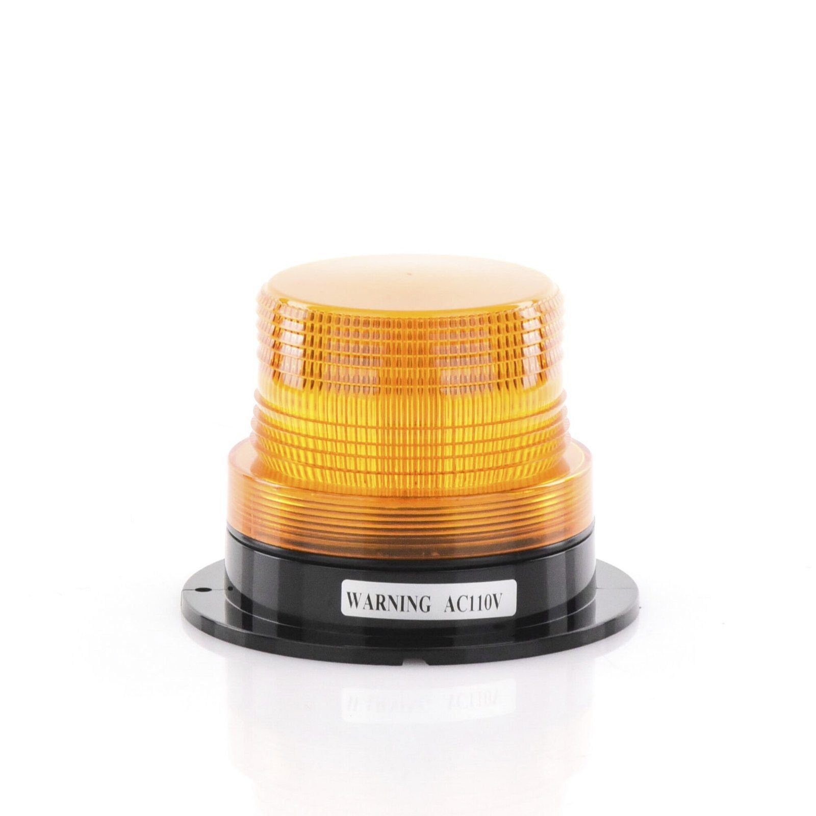 Burbuja Brillante de Larga Vida Útil, con 8 LEDs Color Ambar, Domo Ambar, 110 Vca X127A - EPCOM INDUSTRIAL SIGNALING