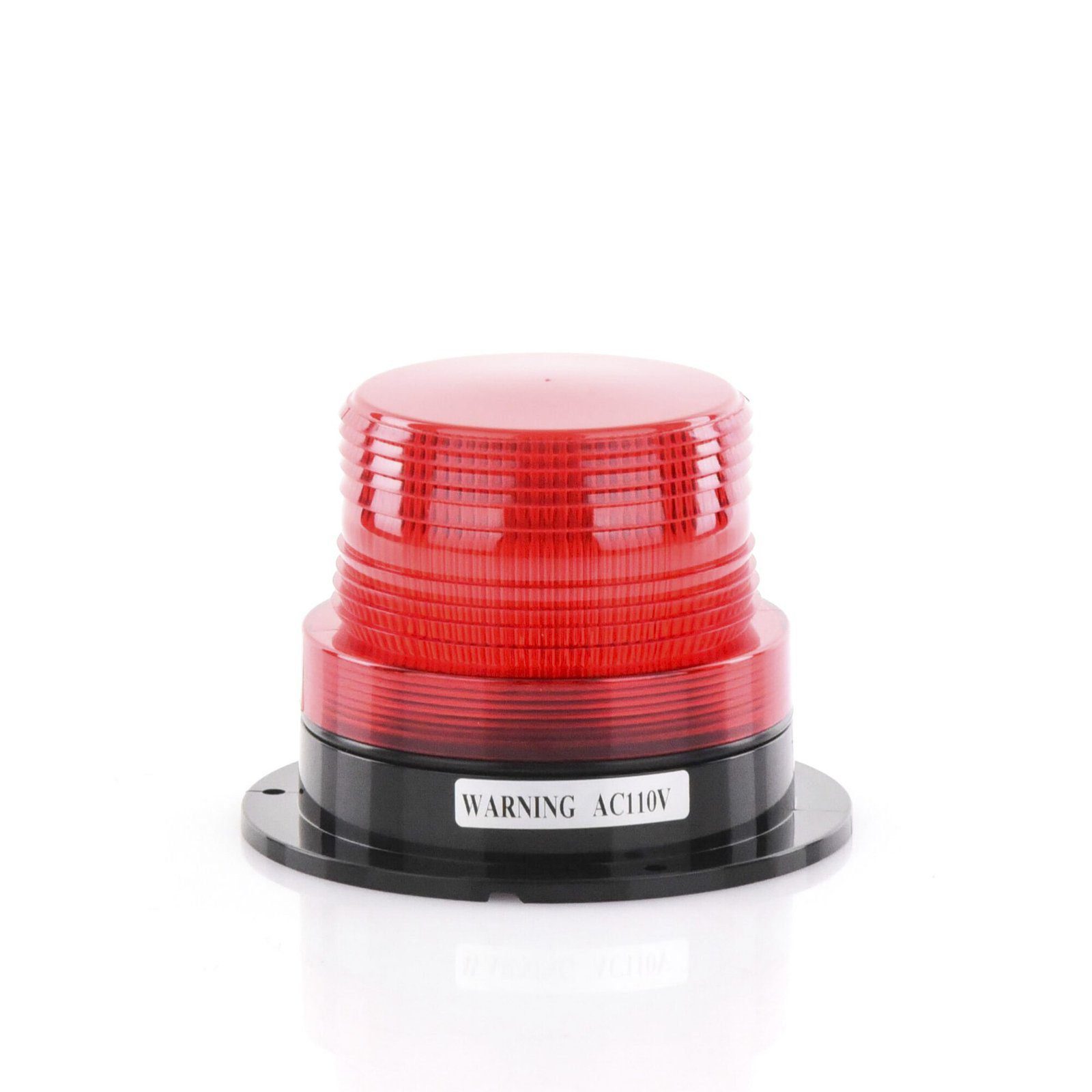 Burbuja Brillante de Larga Vida Útil, con 8 LEDs Color Rojo, Domo Rojo, 110 Vca X127R - EPCOM INDUSTRIAL SIGNALING