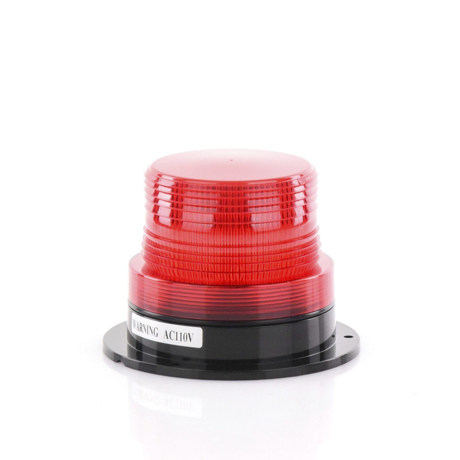 Burbuja Brillante de Larga Vida Útil, con 8 LEDs Color Rojo, Domo Rojo, 110 Vca X127R - EPCOM INDUSTRIAL SIGNALING