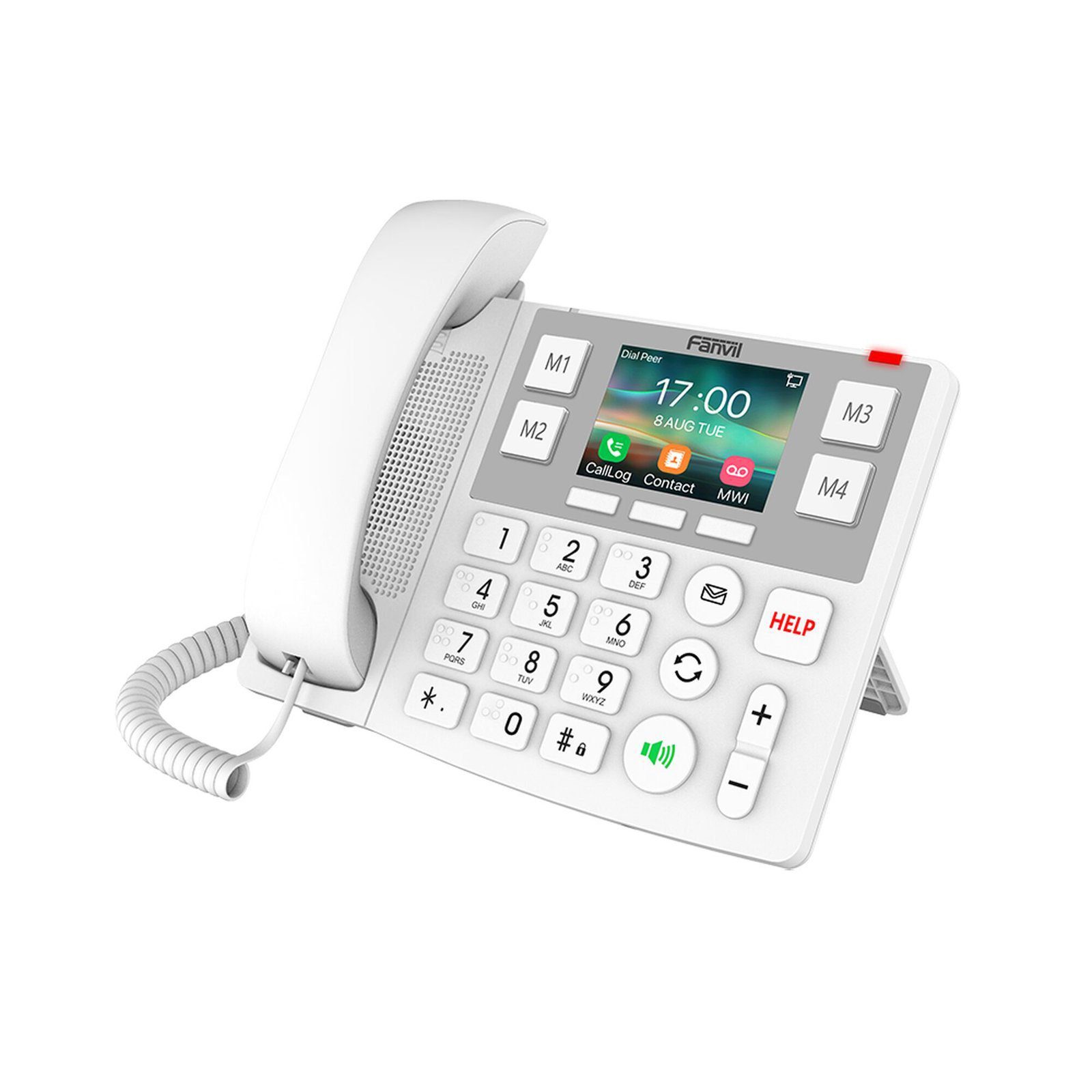 Teléfono IP Wi-Fi Botones Braille Grandes diseñado para hospitales, Asilos, Bluetooth Integrado X305 - FANVIL