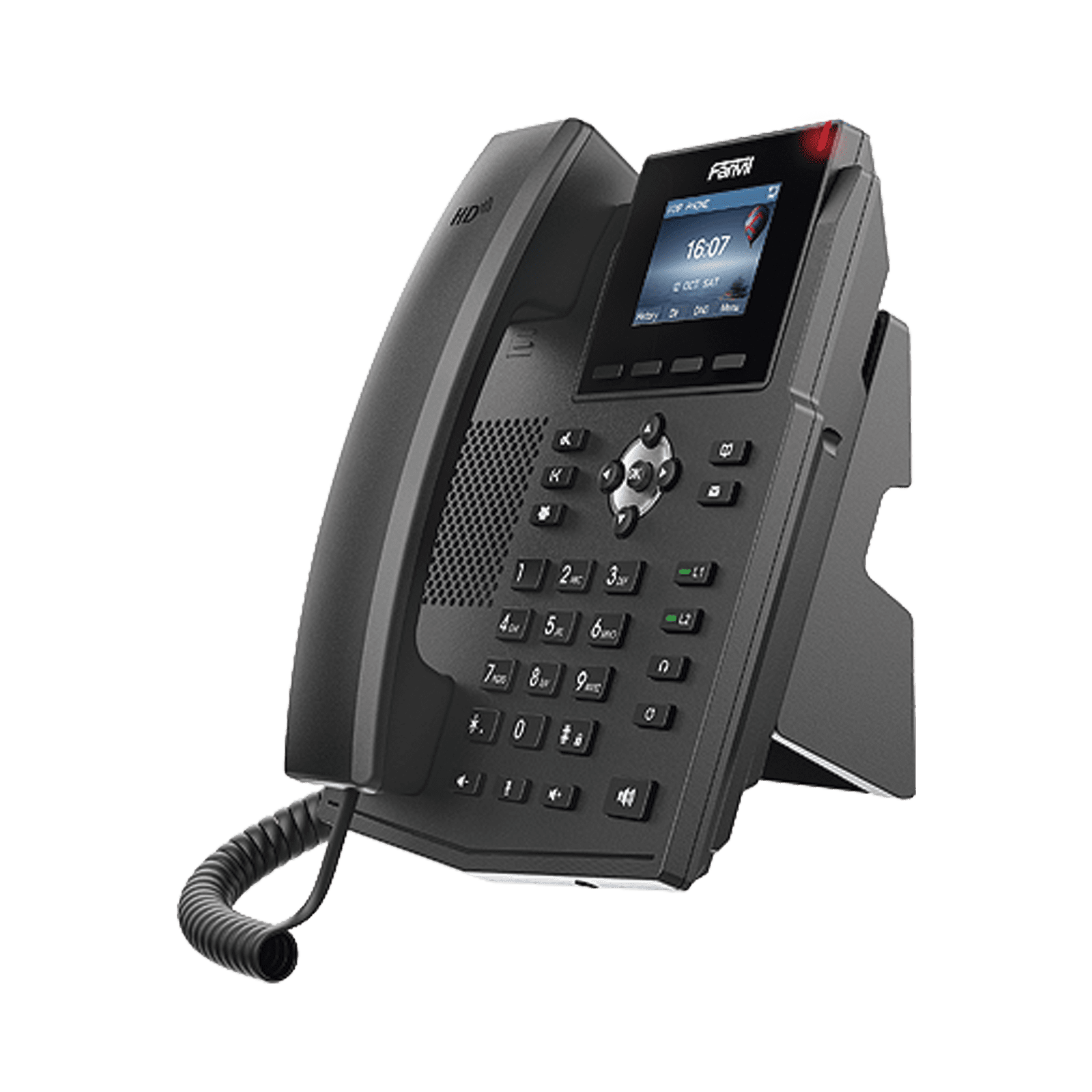 Teléfono IP empresarial para 4 líneas SIP con pantalla LCD de 2.4 pulgadas a color, Opus y conferencia de 3 vías, PoE. X3SP-V2 - FANVIL