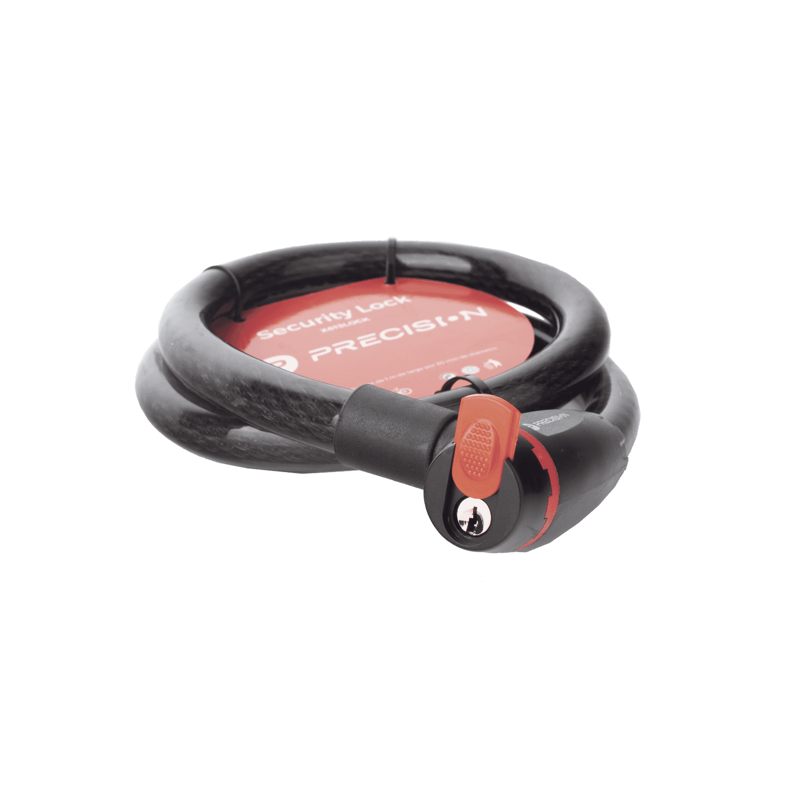 Candado para Bicicleta, Moto o similar de 20 x 1000 mm Cierre por Llave. X-613-LOCK - PRECISION