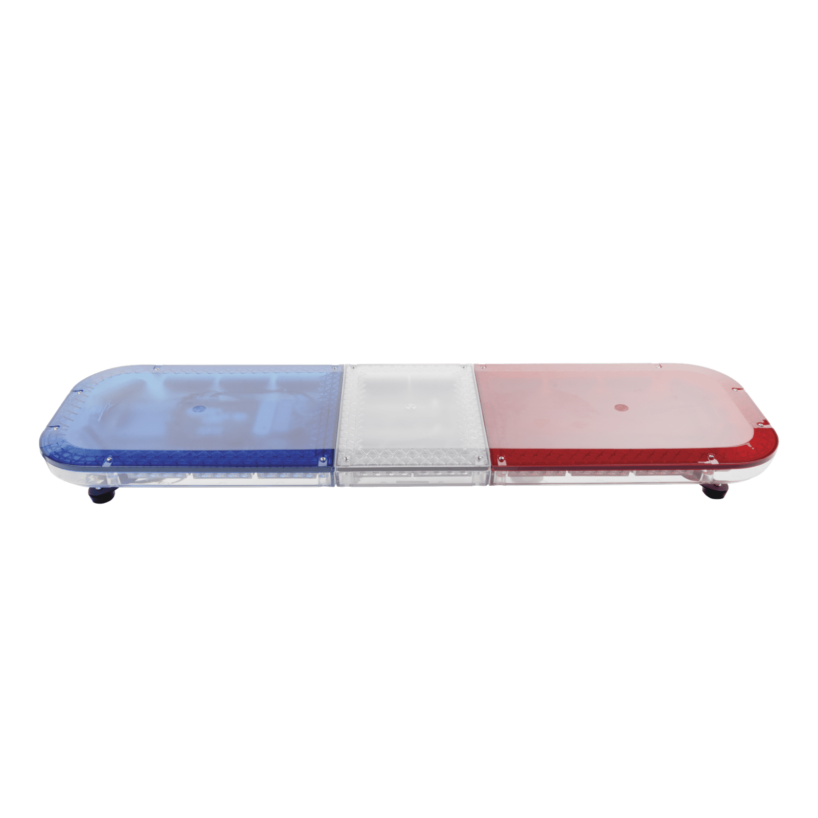 Barra de luces de 47″ rojo/azul, 88 LED, con control de tráfico en color ámbar, ideal para equipar unidades de seguridad publica X67-RBA - EPCOM INDUSTRIAL SIGNALING